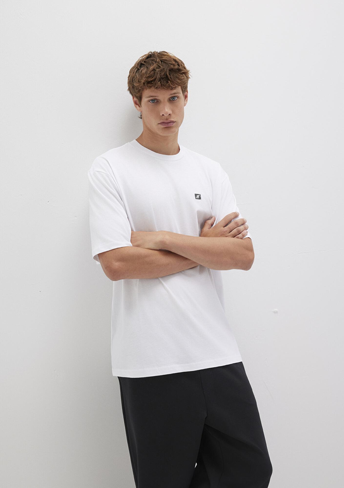 Mavi Mavi Pro Beyaz Basic Tişört Relaxed Fit / Rahat Kesim 0613090-620