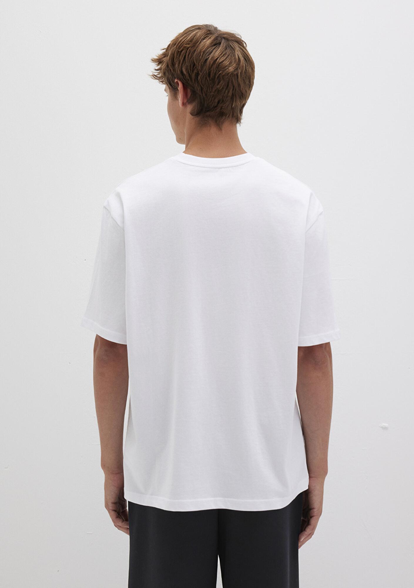 Mavi Mavi Pro Beyaz Basic Tişört Relaxed Fit / Rahat Kesim 0613090-620