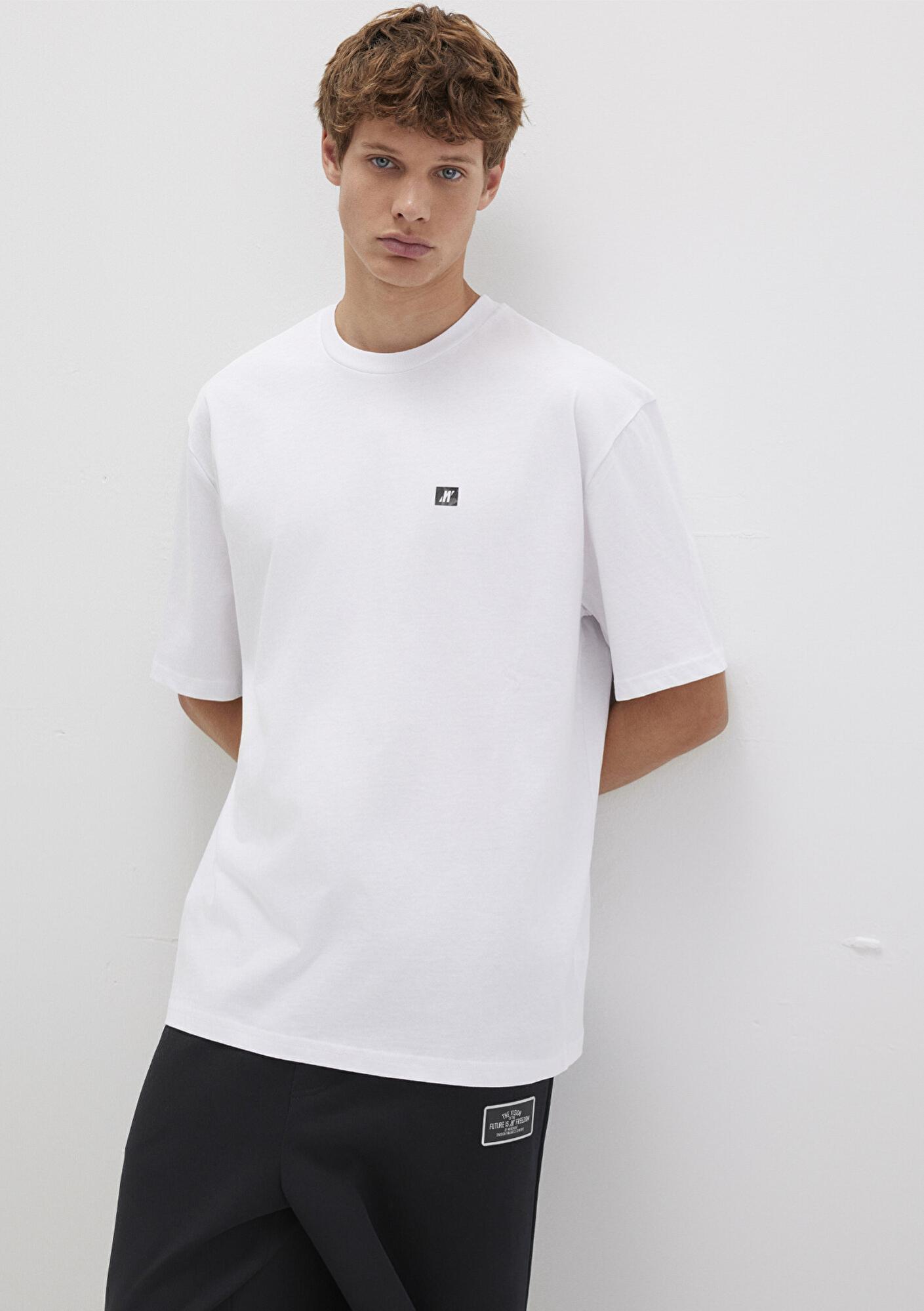 Mavi Mavi Pro Beyaz Basic Tişört Relaxed Fit / Rahat Kesim 0613090-620