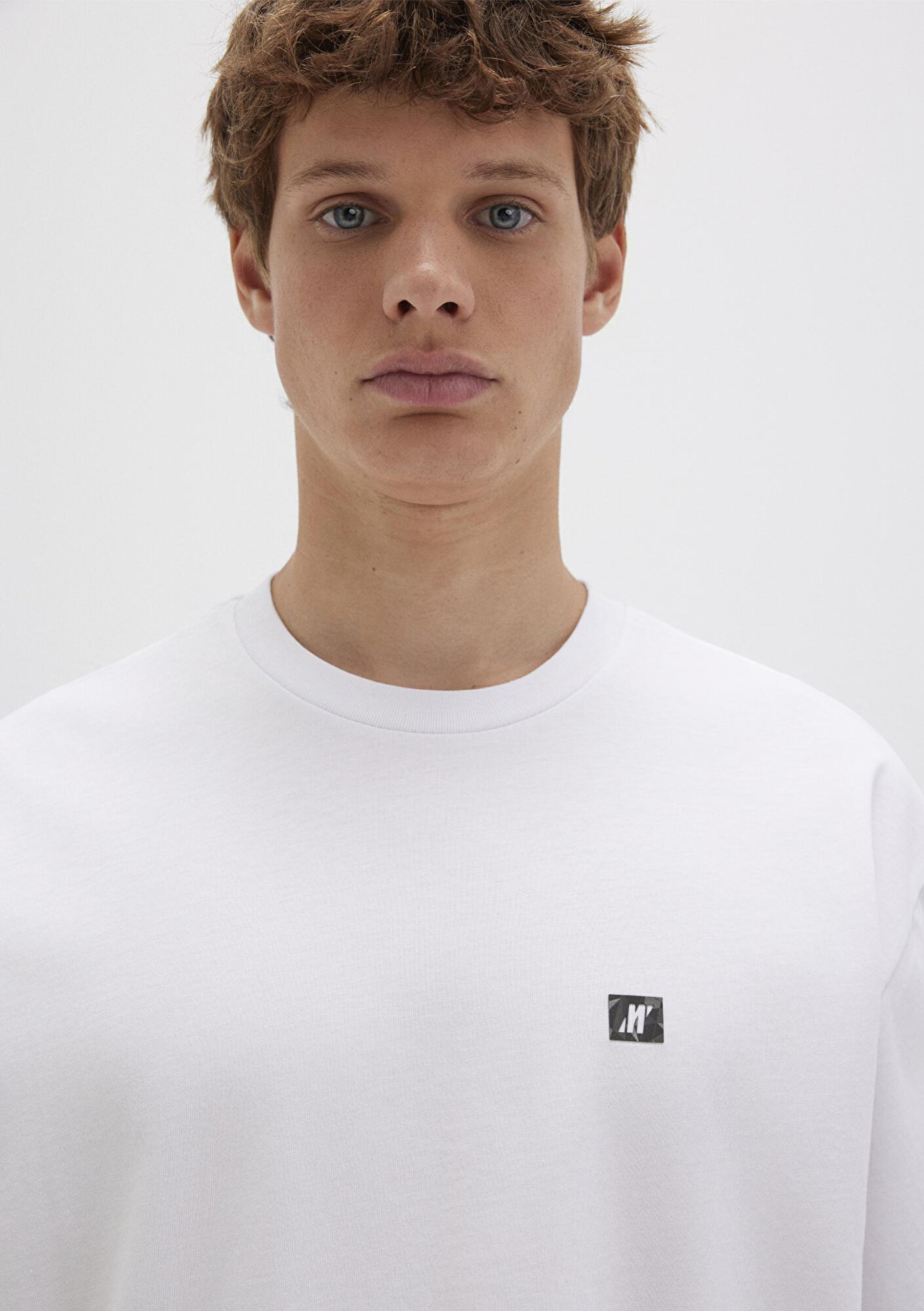 Mavi Mavi Pro Beyaz Basic Tişört Relaxed Fit / Rahat Kesim 0613090-620