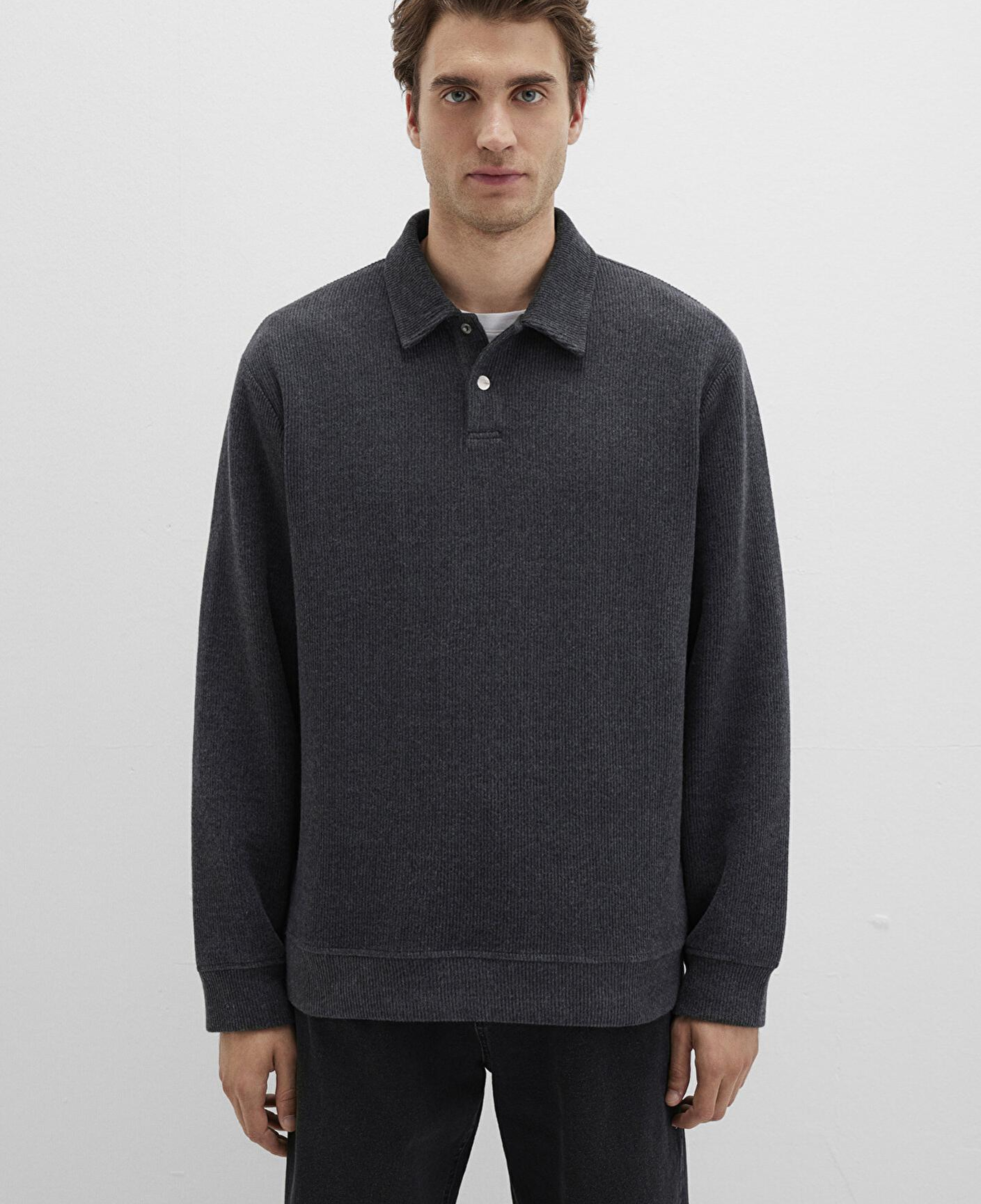 Mavi Antrasit Polo Sweatshirt 0S10476-80023