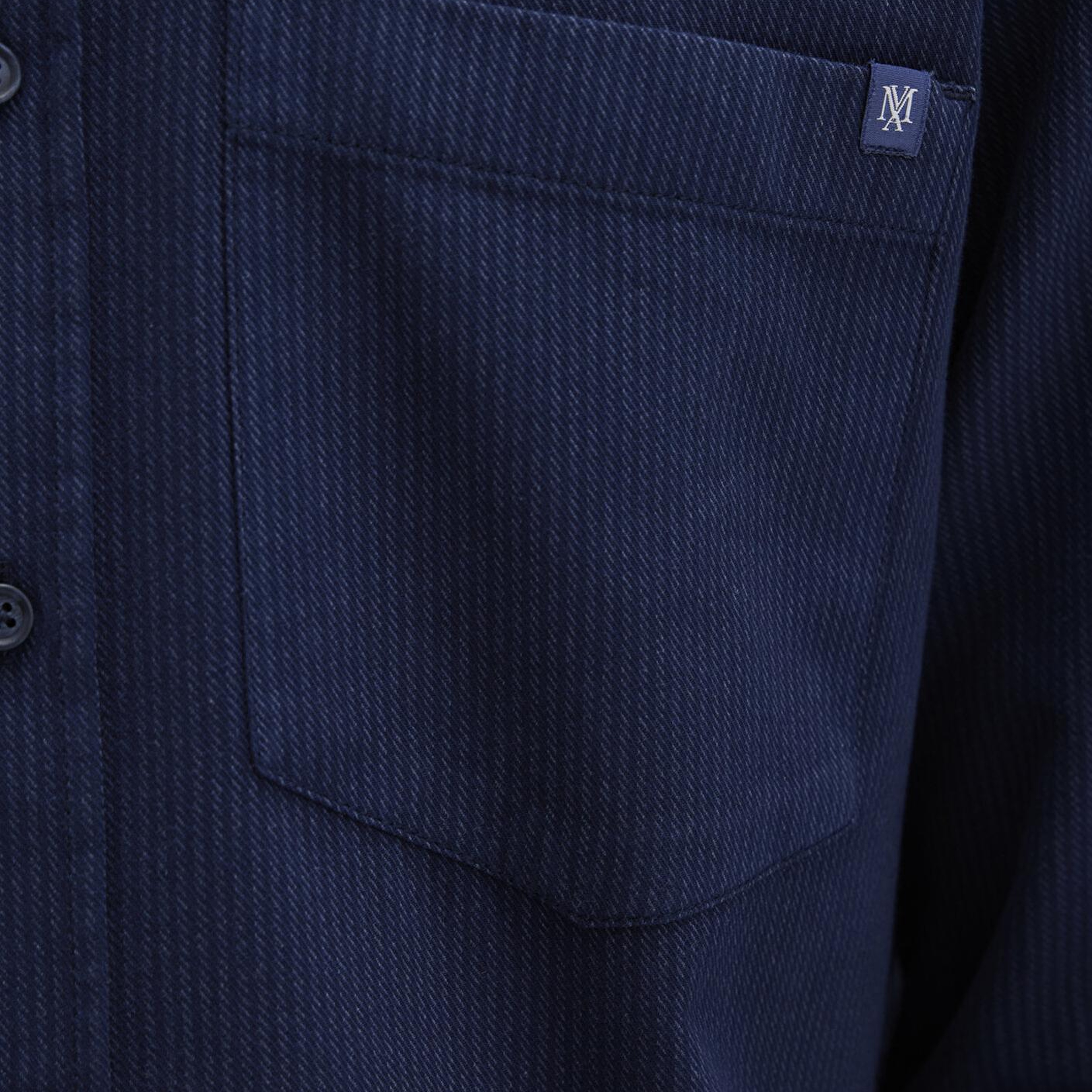 Mavi Çizgili Lacivert Gömlek Regular Fit / Normal Kesim 0211775-91324