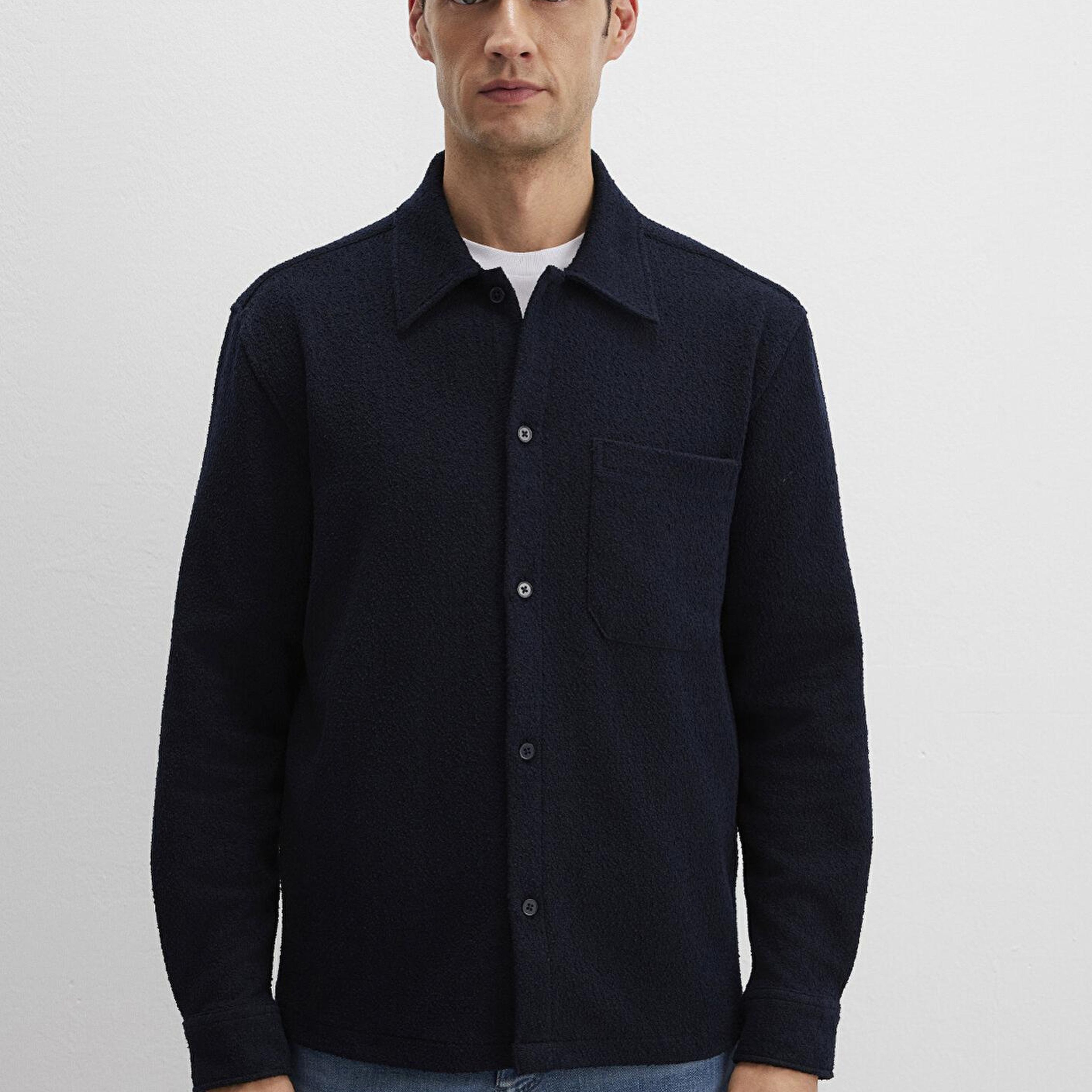 Mavi Mavi Black Lacivert Cepli Gömlek Regular Fit / Normal Kesim 0211772-83699