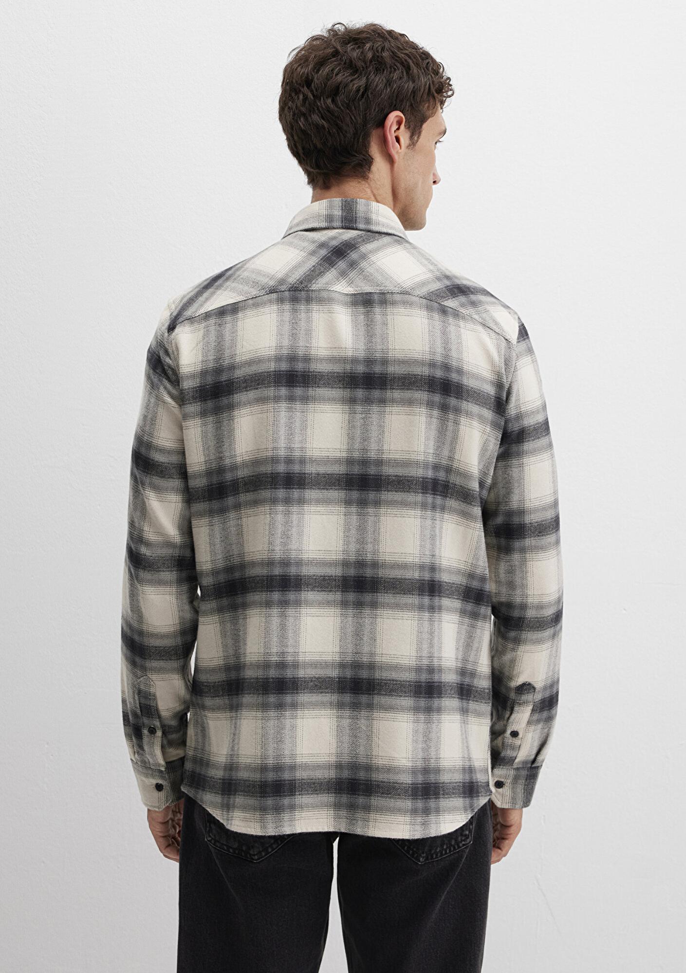 Mavi Kareli Gömlek Regular Fit / Normal Kesim 0211792-91308