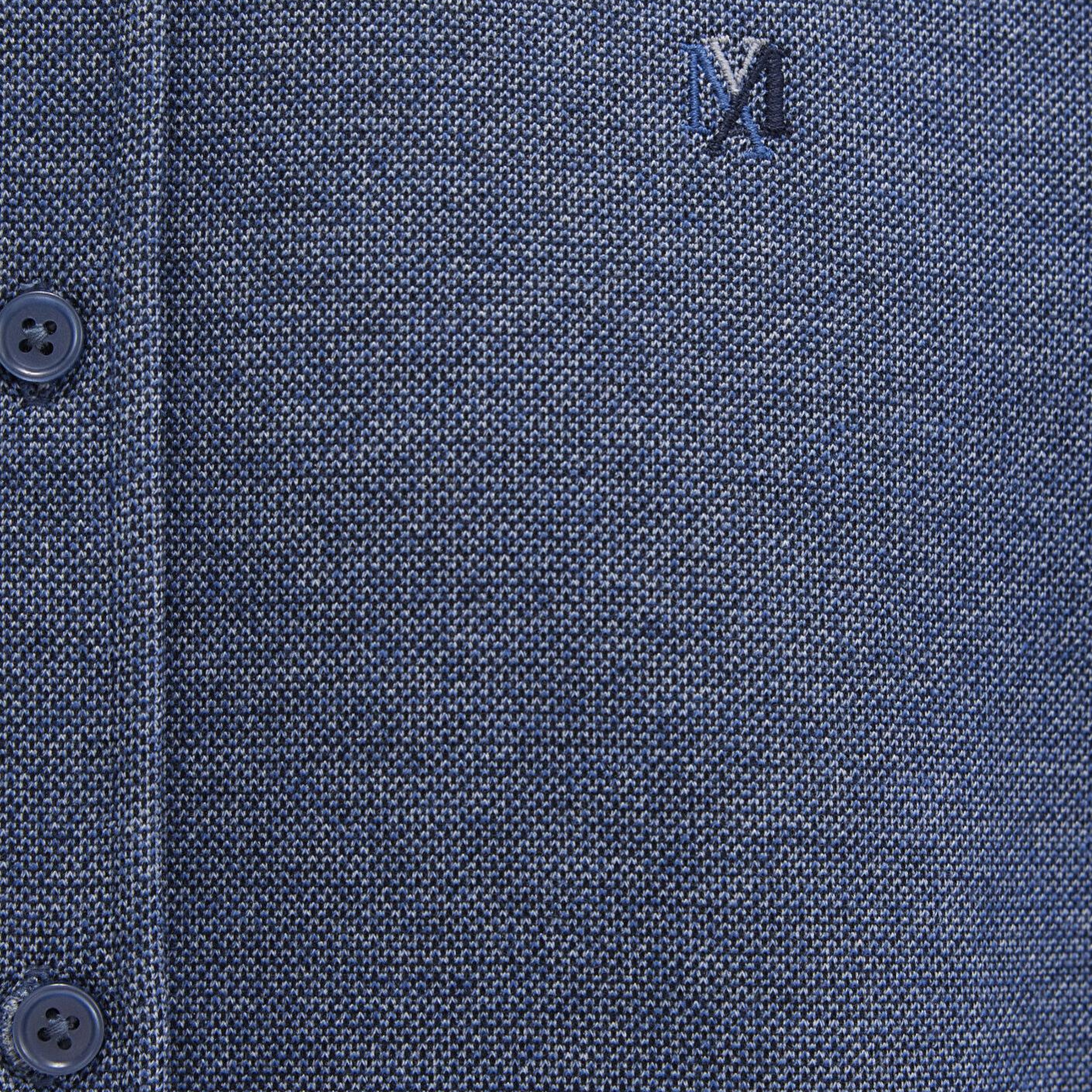 Mavi M Logo Nakışlı Lacivert Örme Gömlek Regular Fit / Normal Kesim 0211763-70718