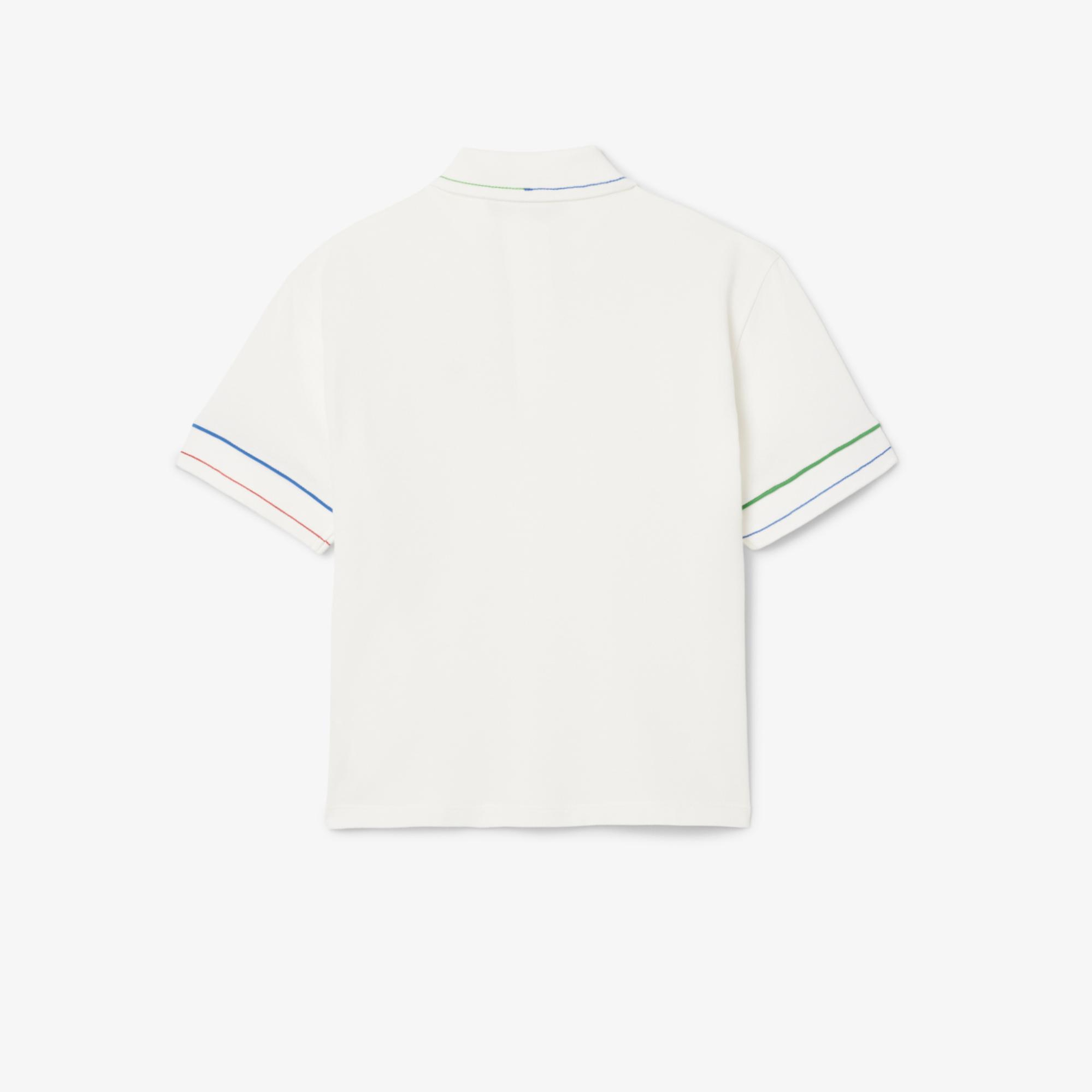 Lacoste Çocuk Beyaz Polo