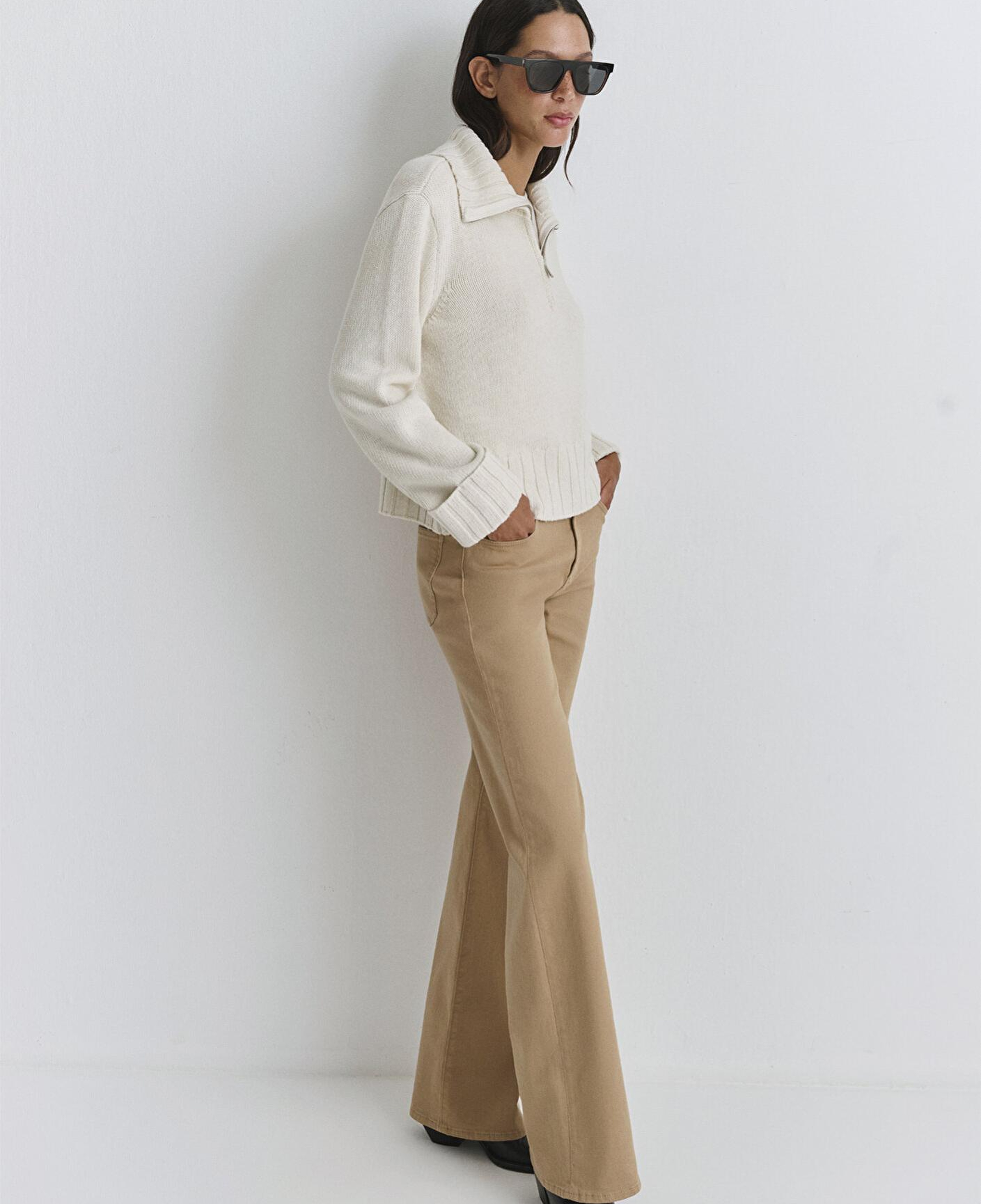 Mavi Malibu Bej Gabardin Pantolon 1010152-91198