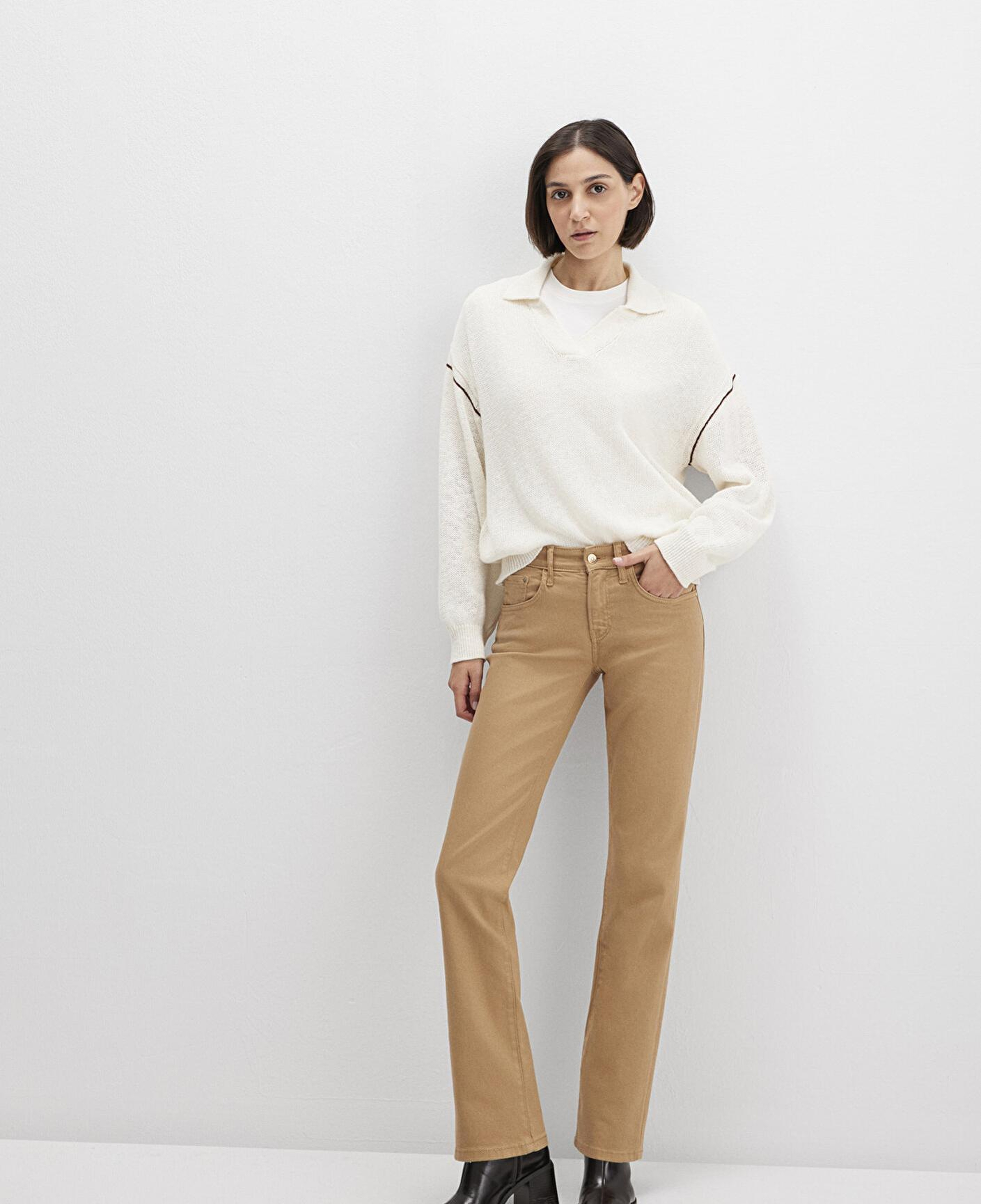 Mavi Mona Bej Gabardin Pantolon 1049791198