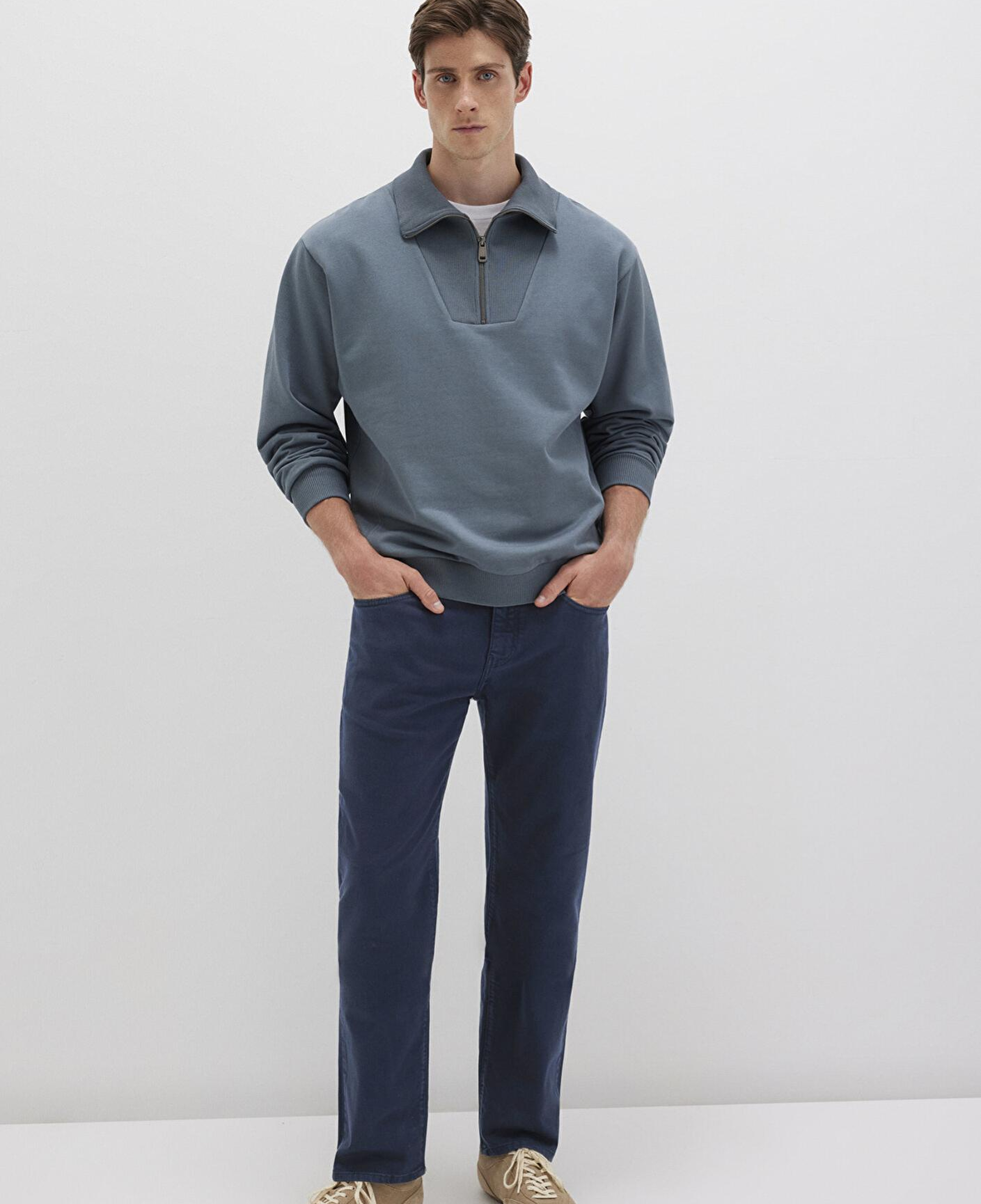 Mavi Lisbon Koyu Lacivert Denim Gabardin Pantolon 0010039-90682