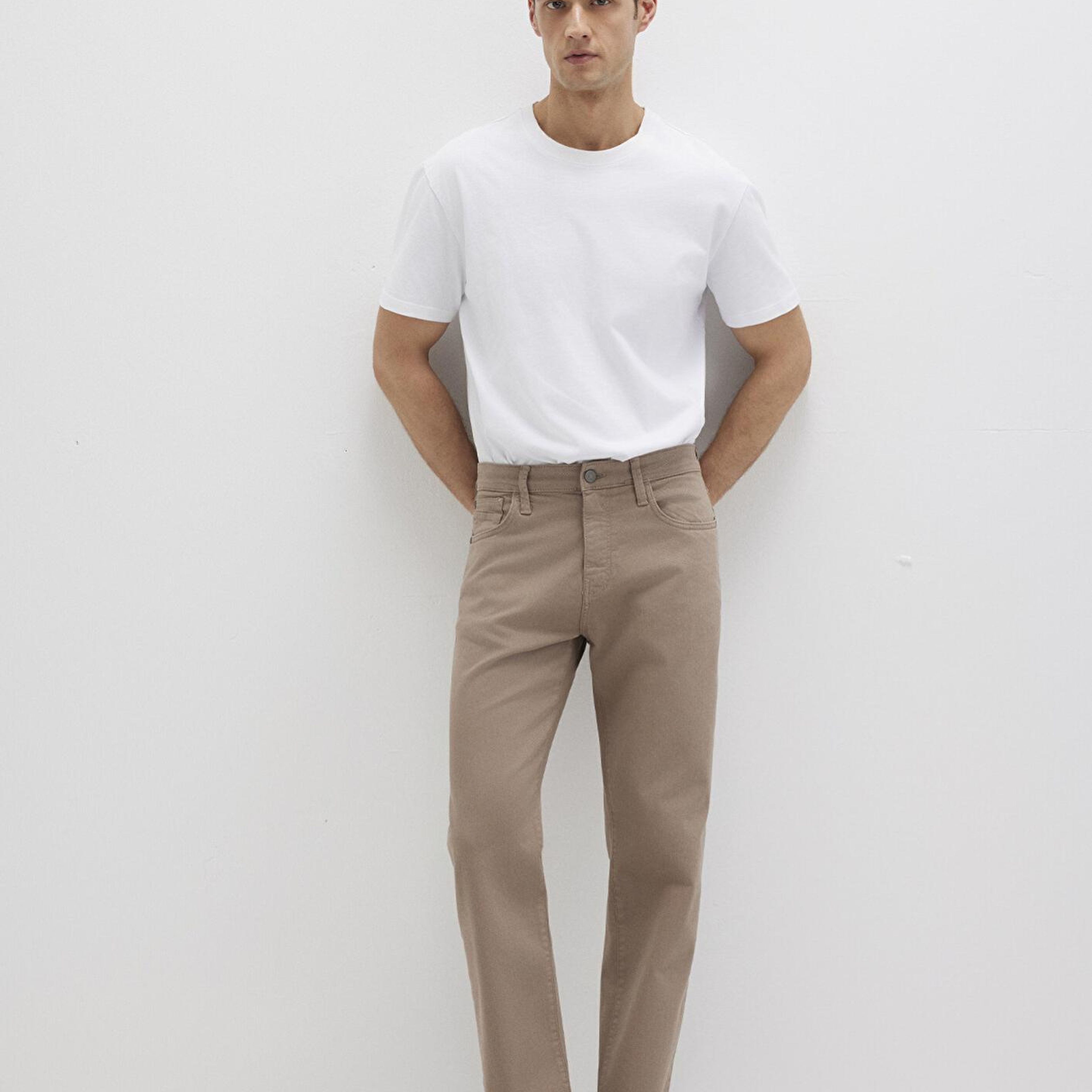 Mavi Lisbon Bej Denim Gabardin Pantolon 0010039-90681