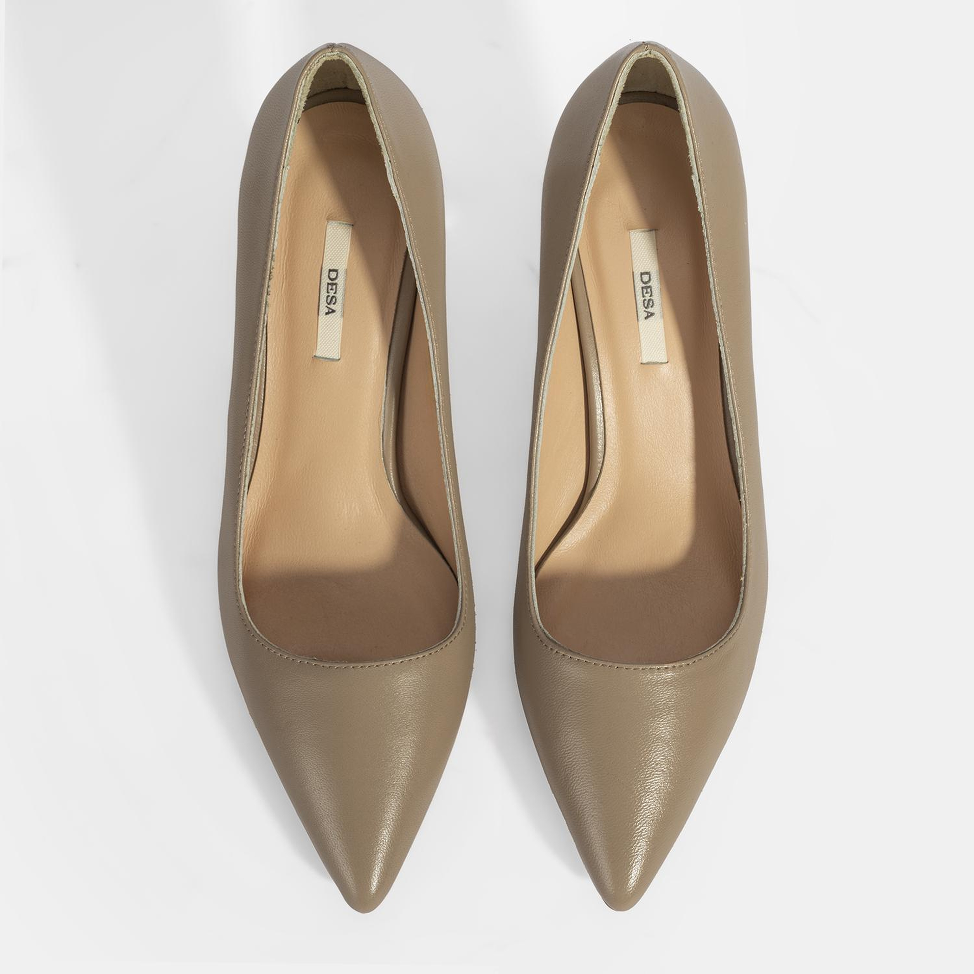 Kadın Vizon Deri Stiletto