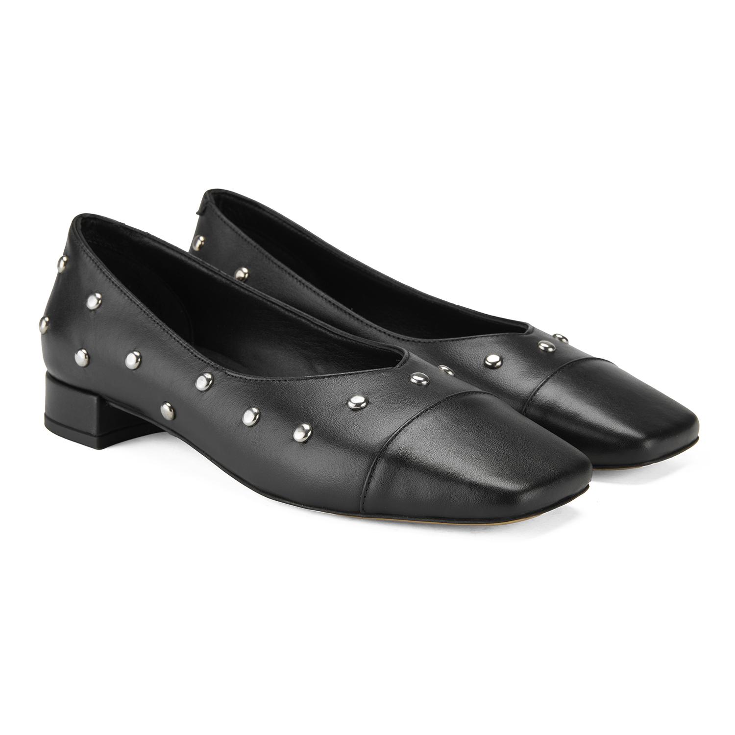 Kadın Siyah Günlük Deri Ayakkabı