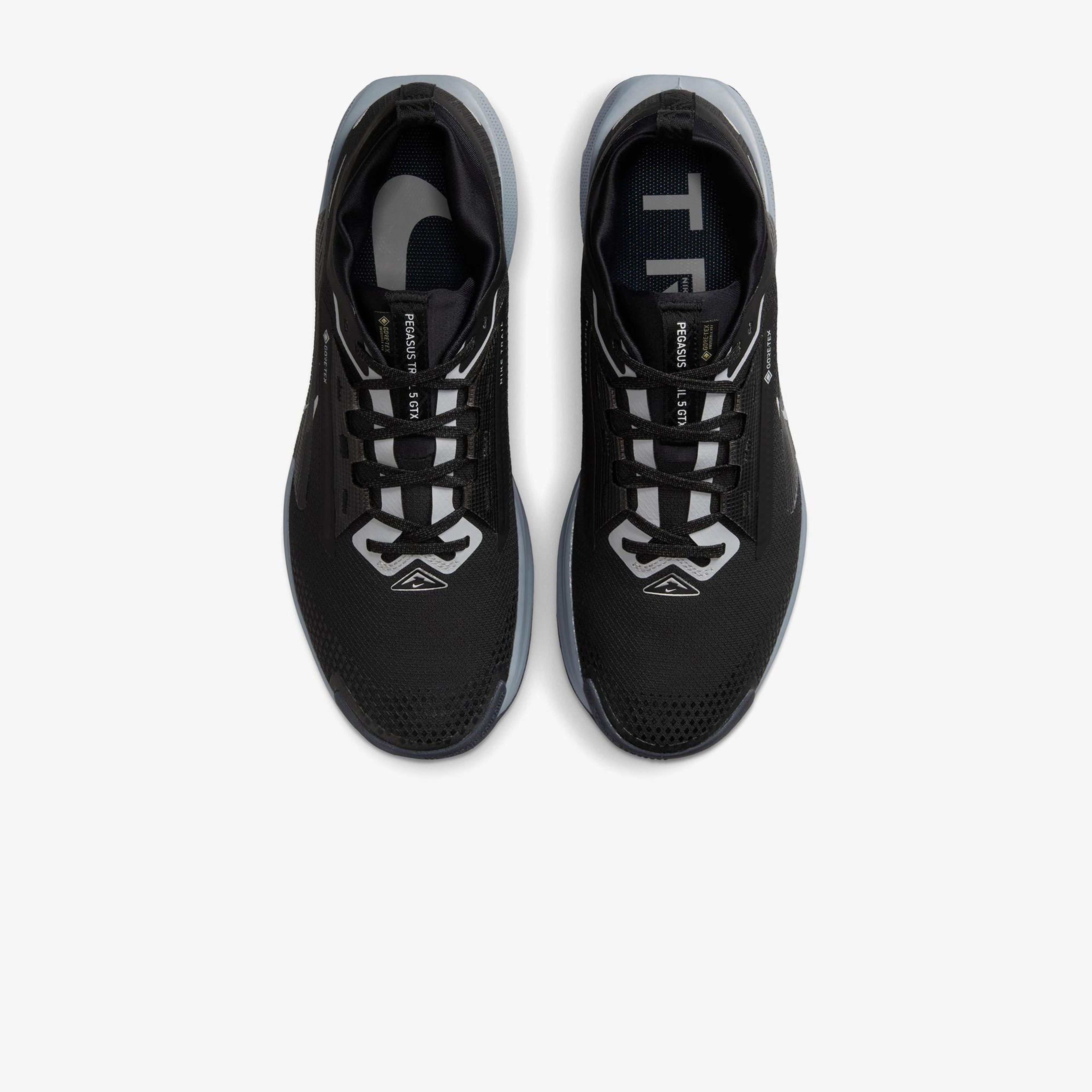 Nike Pegasus Trail 5 Gore-Tex Erkek Siyah Koşu Ayakkabısı