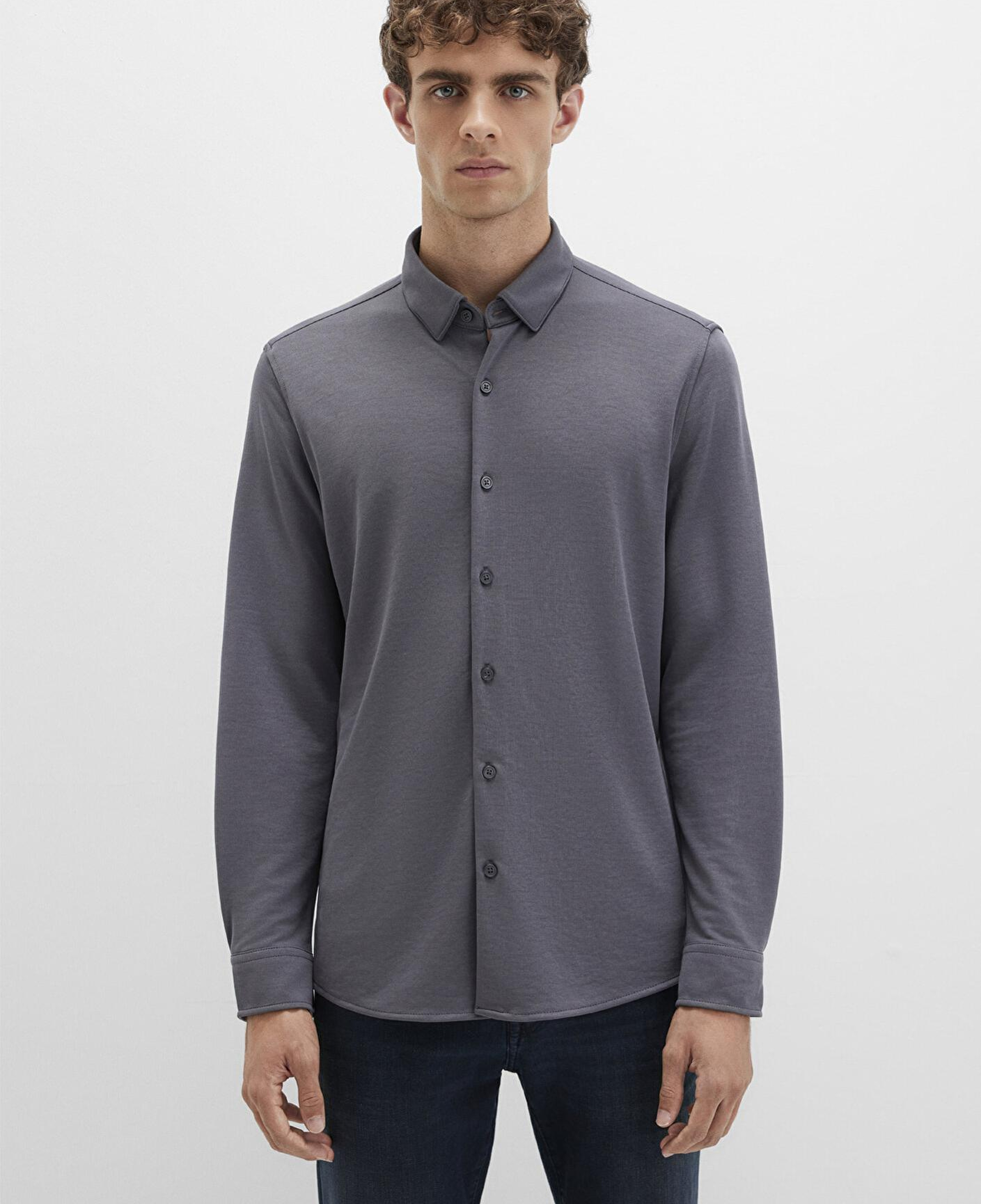 Mavi Mavi Black Gri Gömlek Slim Fit / Dar Kesim 0211908-85309