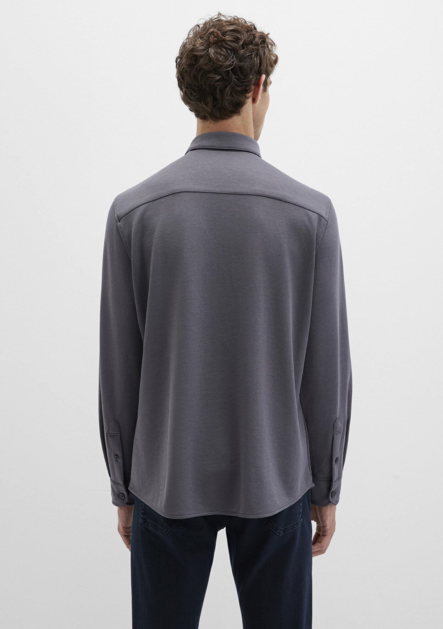 Mavi Mavi Black Gri Gömlek Slim Fit / Dar Kesim 0211908-85309