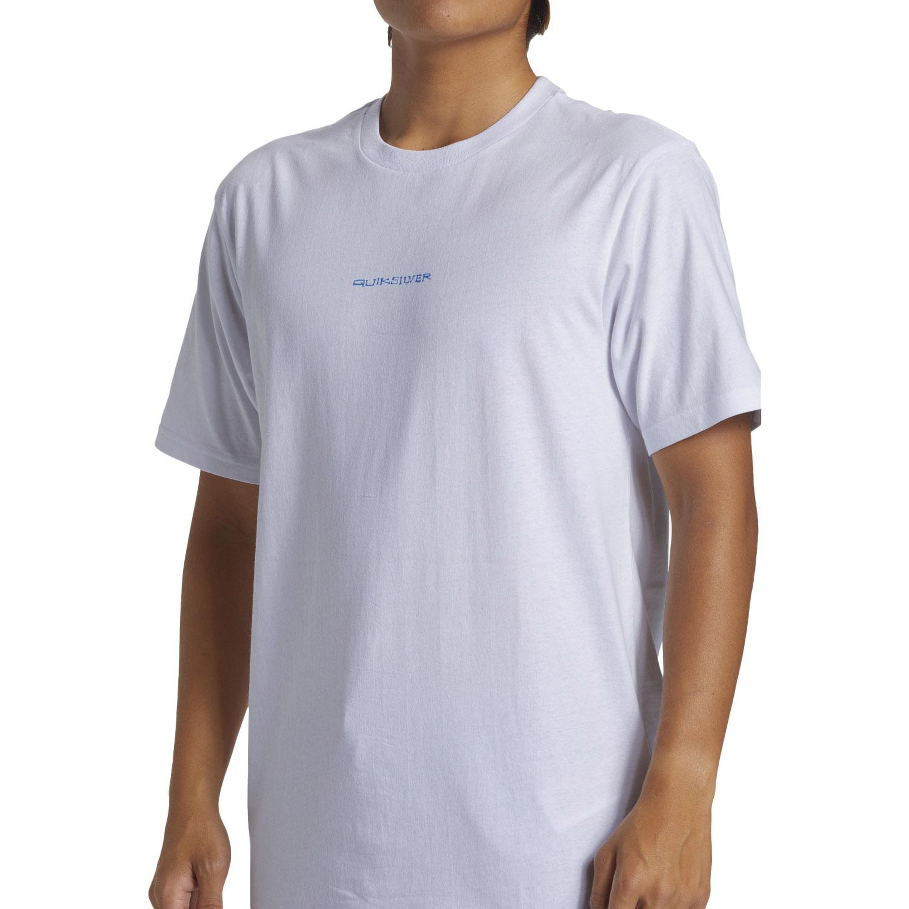 Quiksilver Surf Safari Moe Erkek Beyaz Tişört