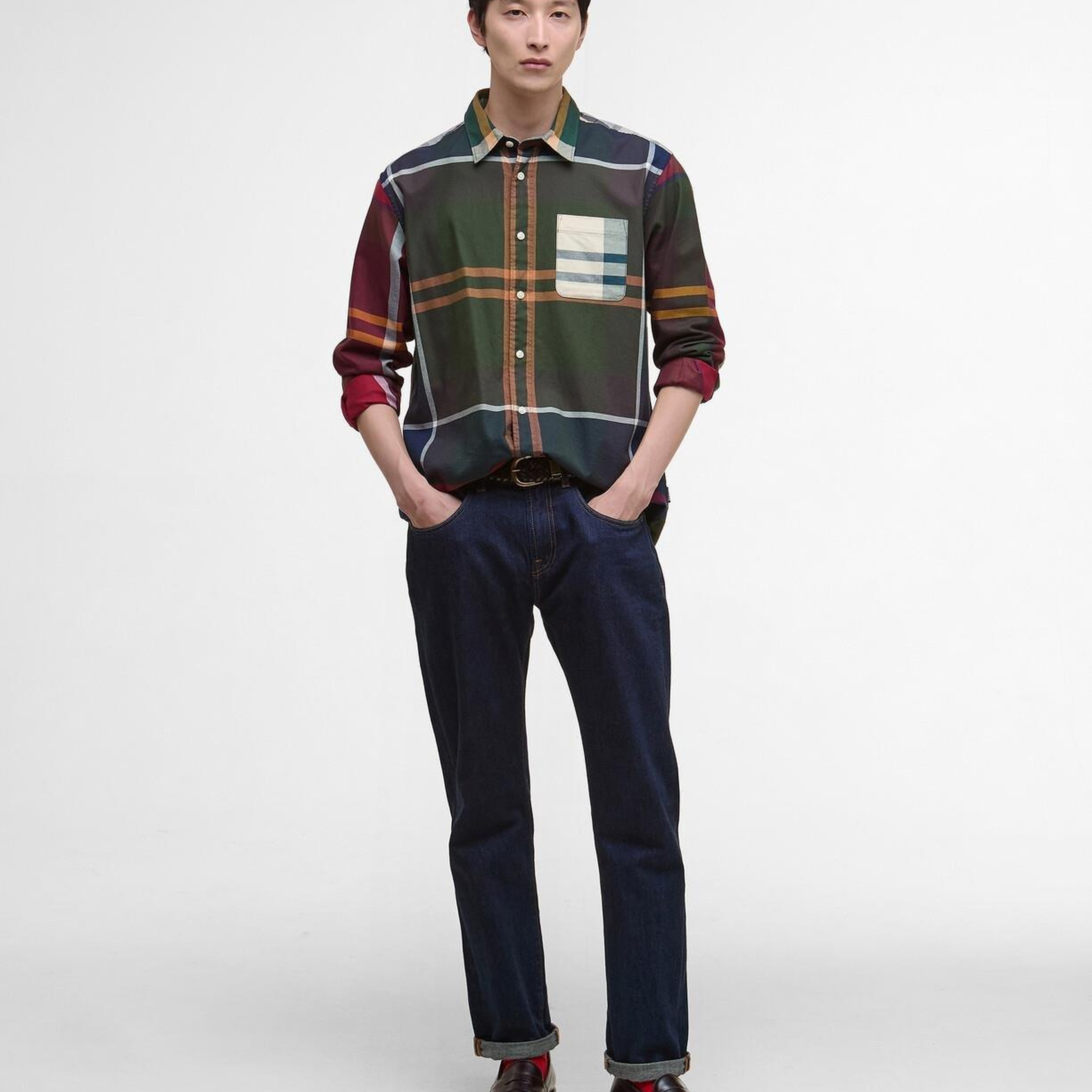 Barbour Patchwork OS Tartan Gömlek