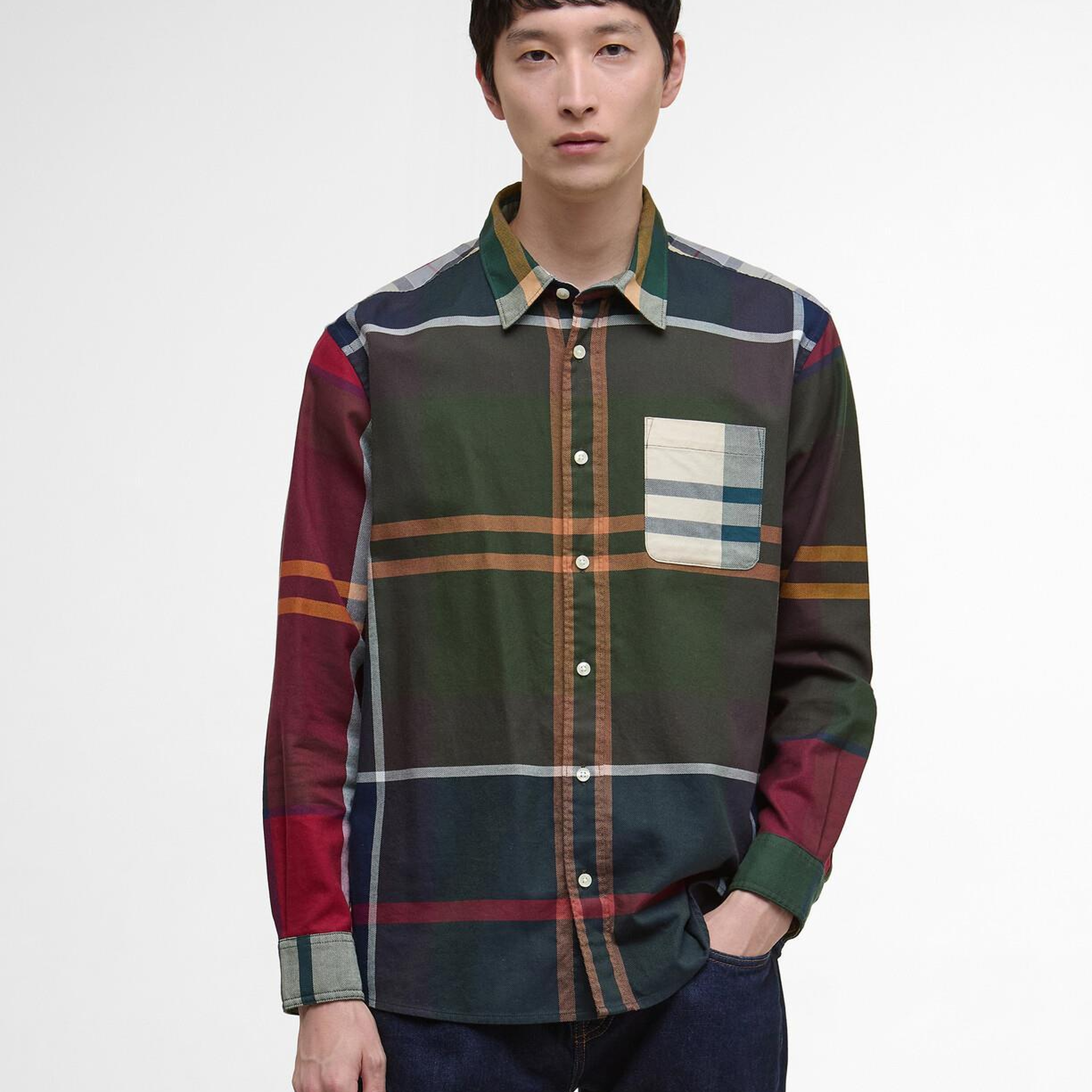 Barbour Patchwork OS Tartan Gömlek