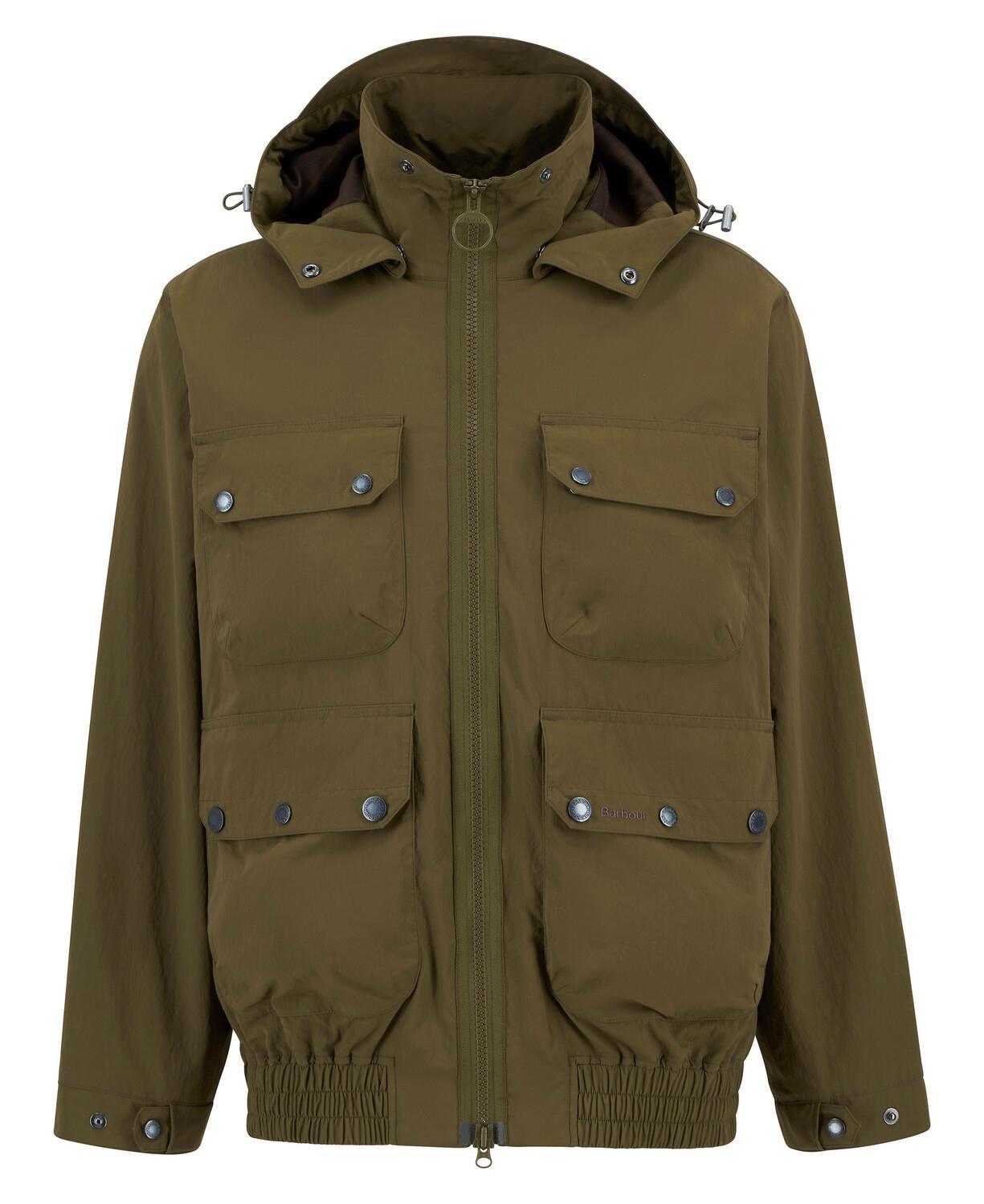 Barbour Re-Engineered Hooded Showerproof Flight Bedale Ceket