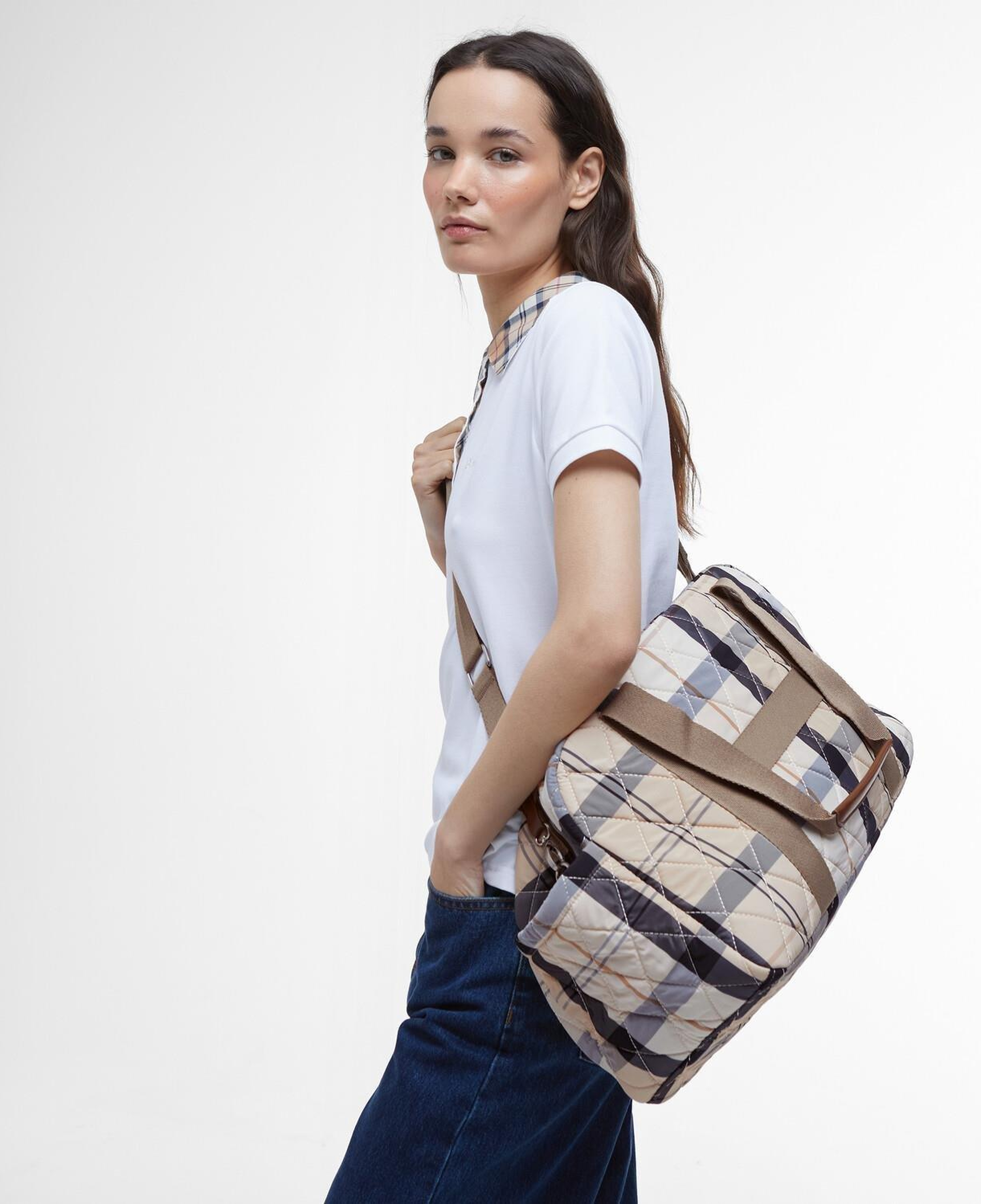 Barbour Wetherham Kapitone Seyahat Çantası