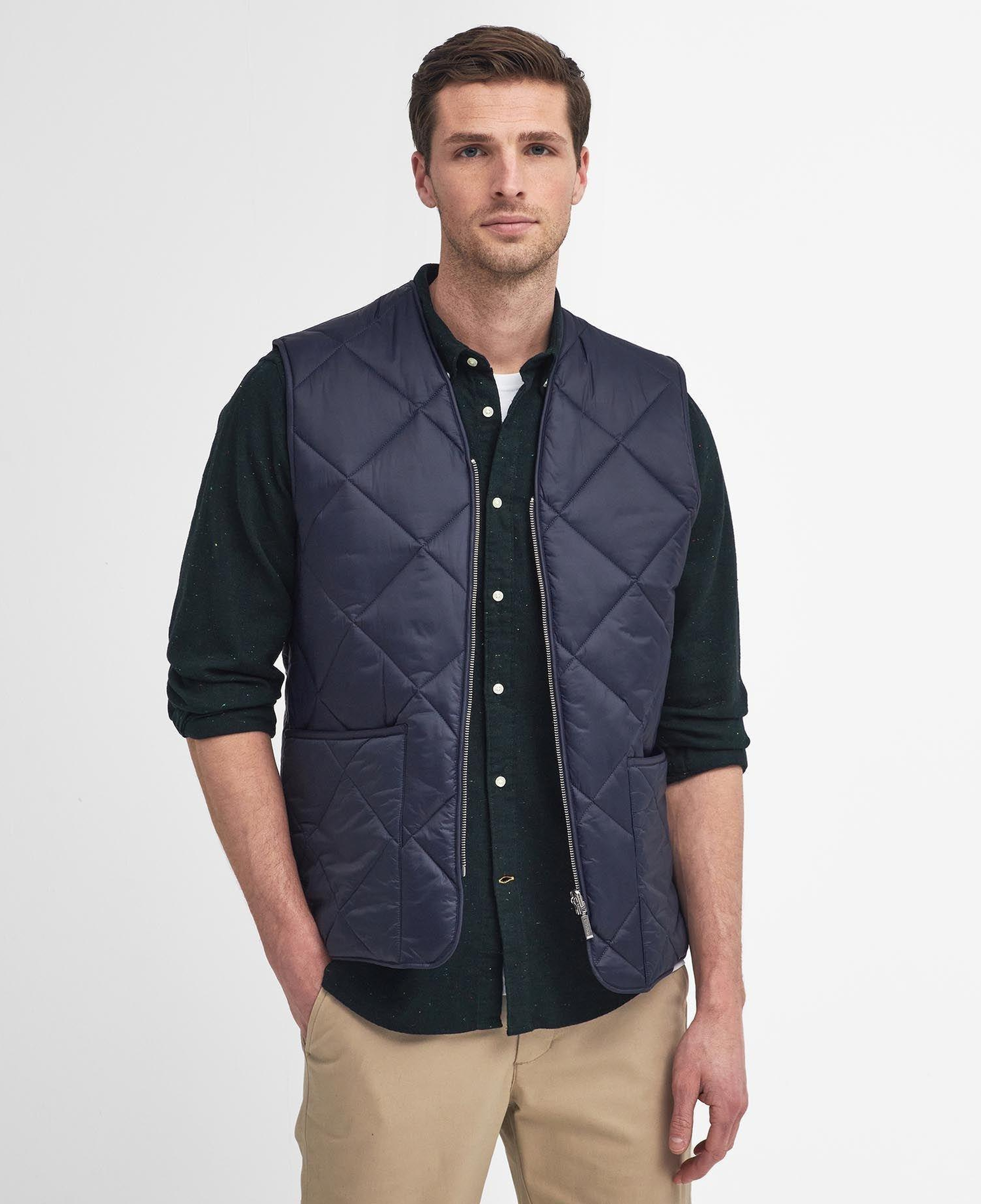 Barbour Large Box Kapitone İçlik-Yelek - Bedale, Beaufort, Ashby ve Bristol ceketler ile uyumludur