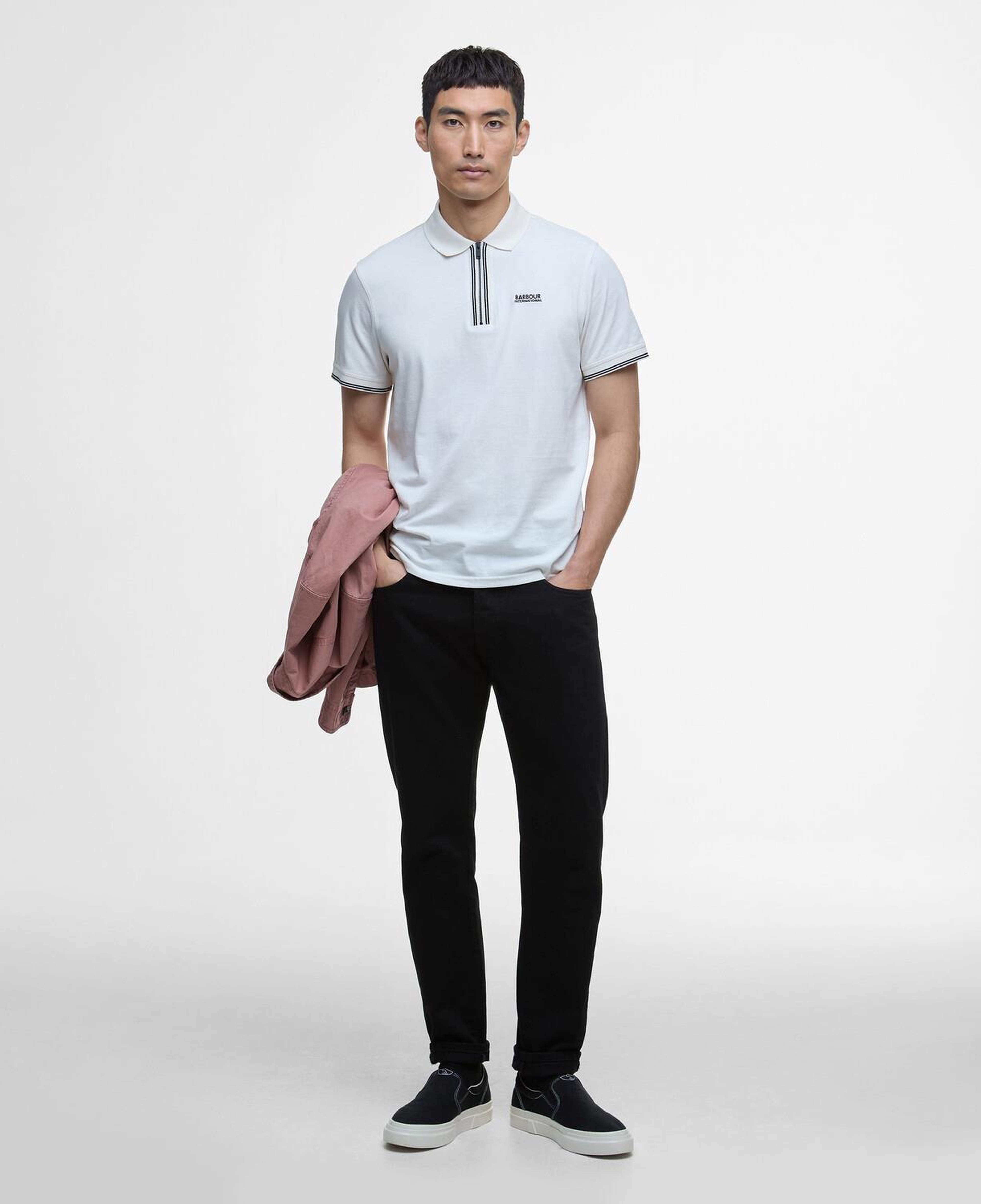 B.Intl Ollie Twin Tipped Placket Polo Yaka