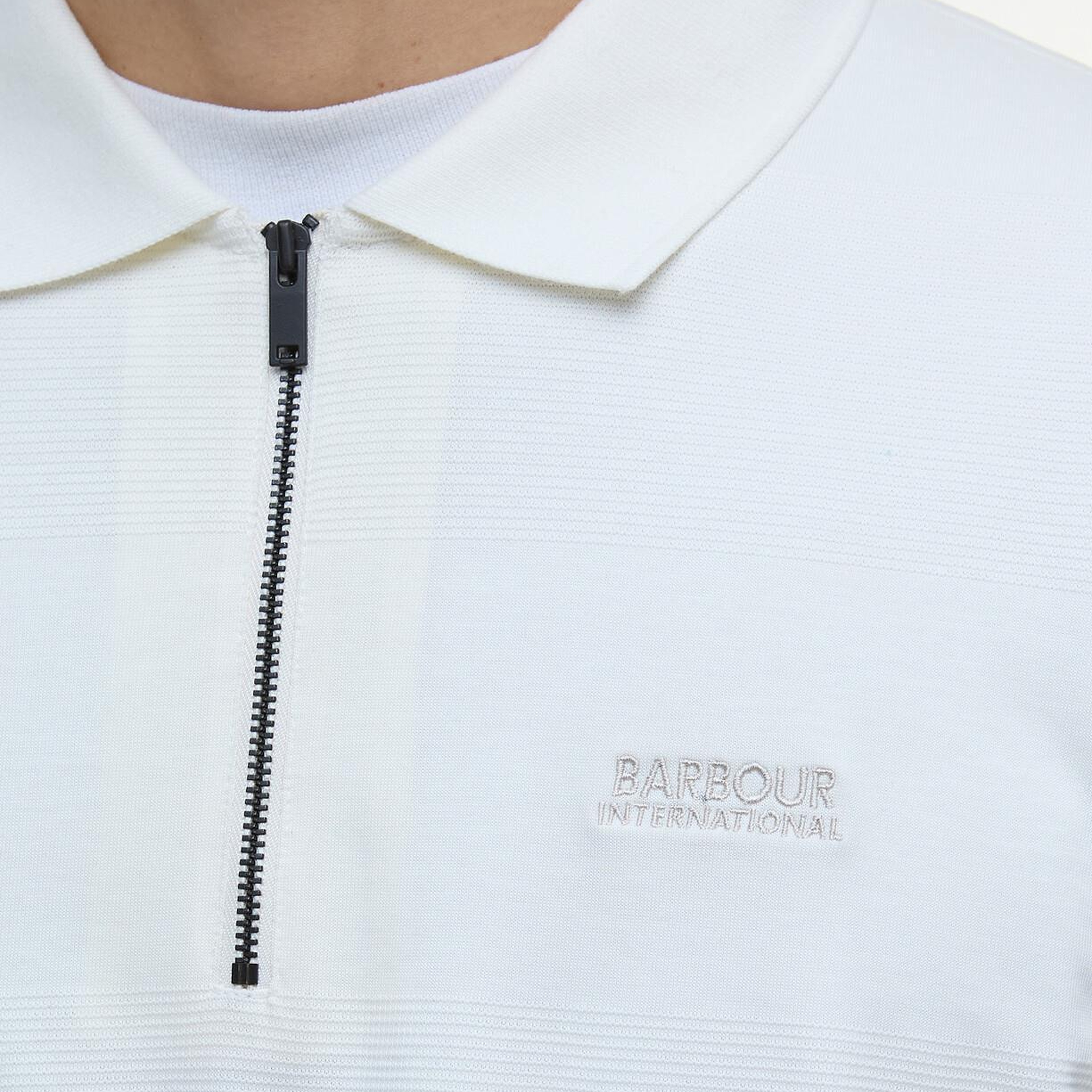 B.Intl Chapter Jacquard Texture Polo Yaka