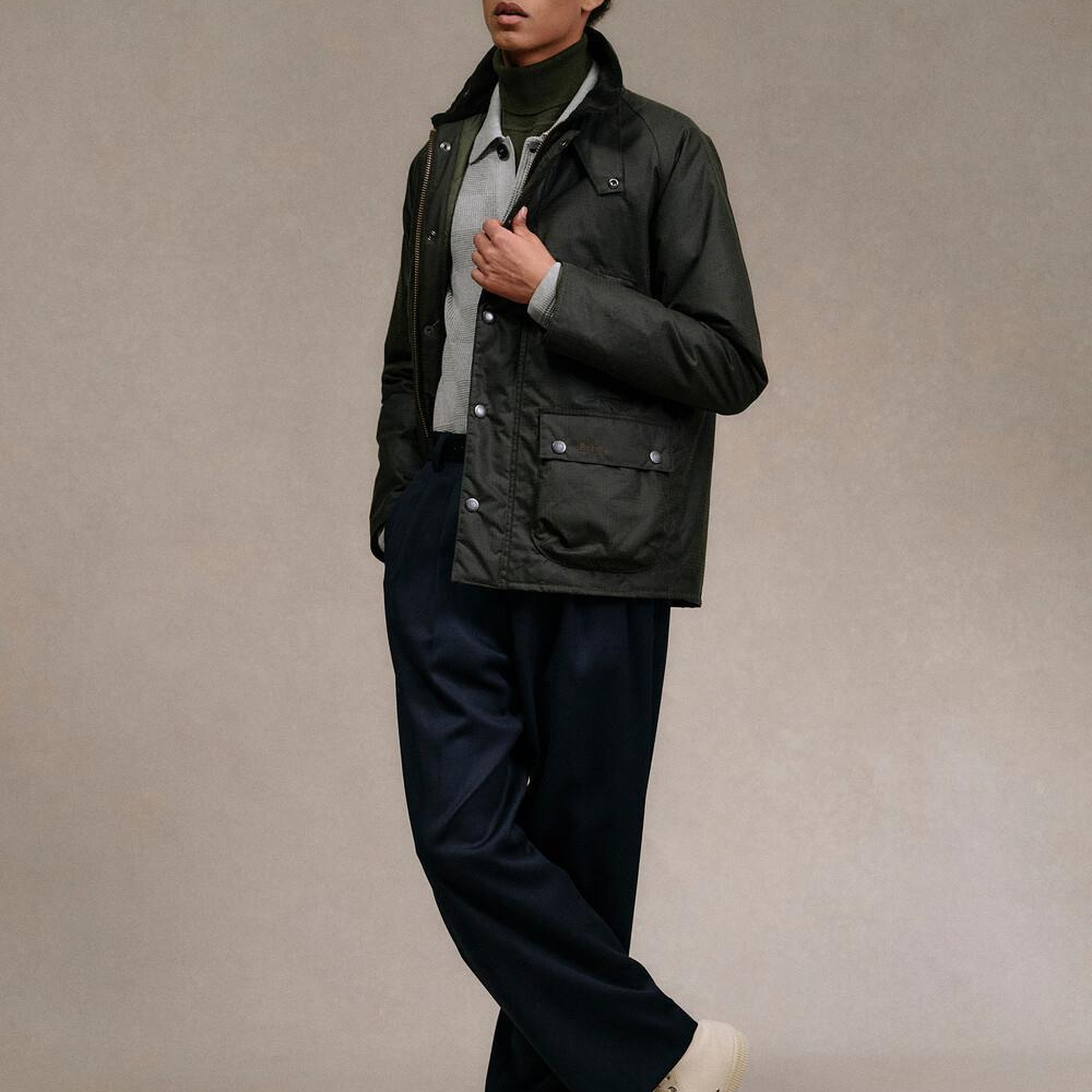 Barbour Modern Beaufort Check Yağlı Ceket