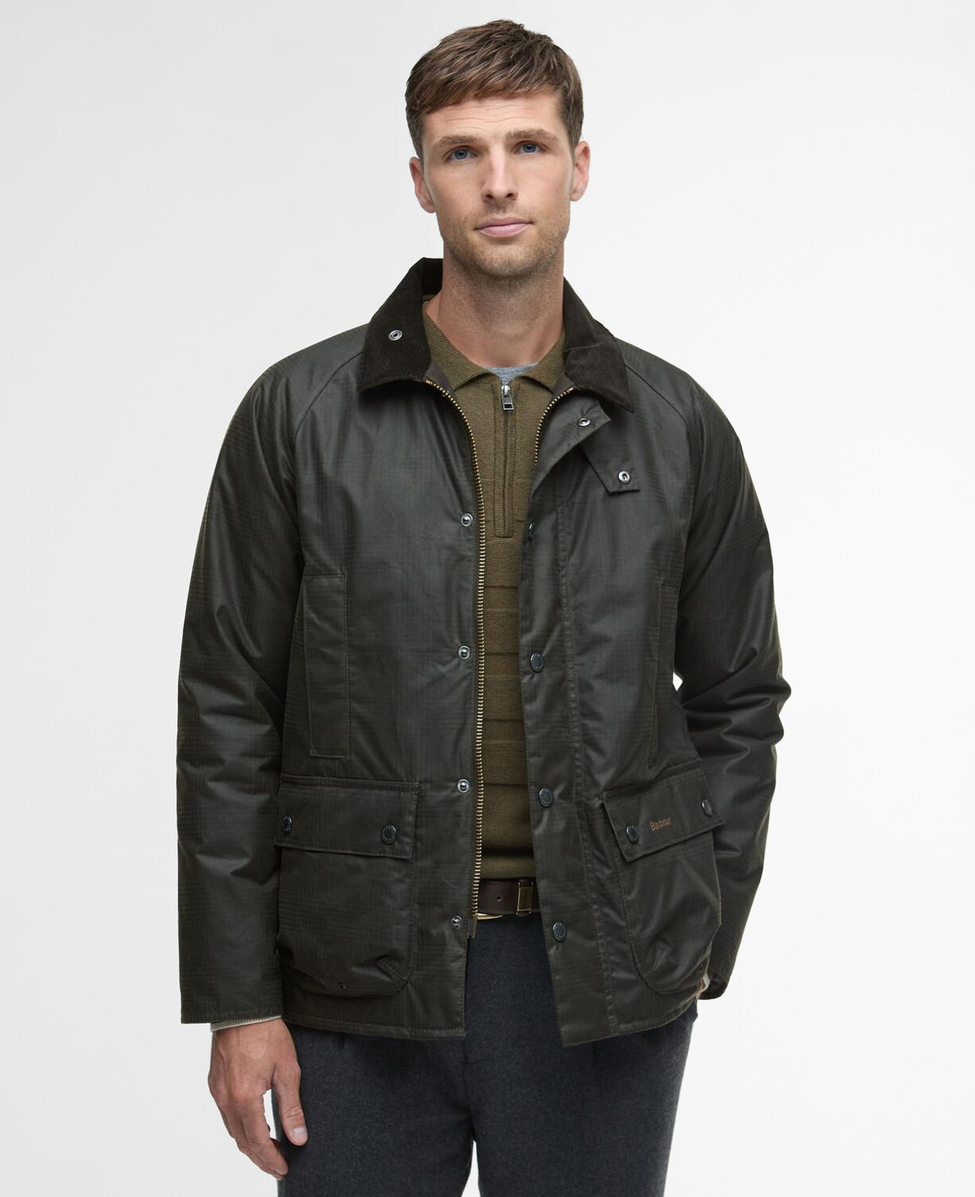 Barbour Modern Beaufort Check Yağlı Ceket