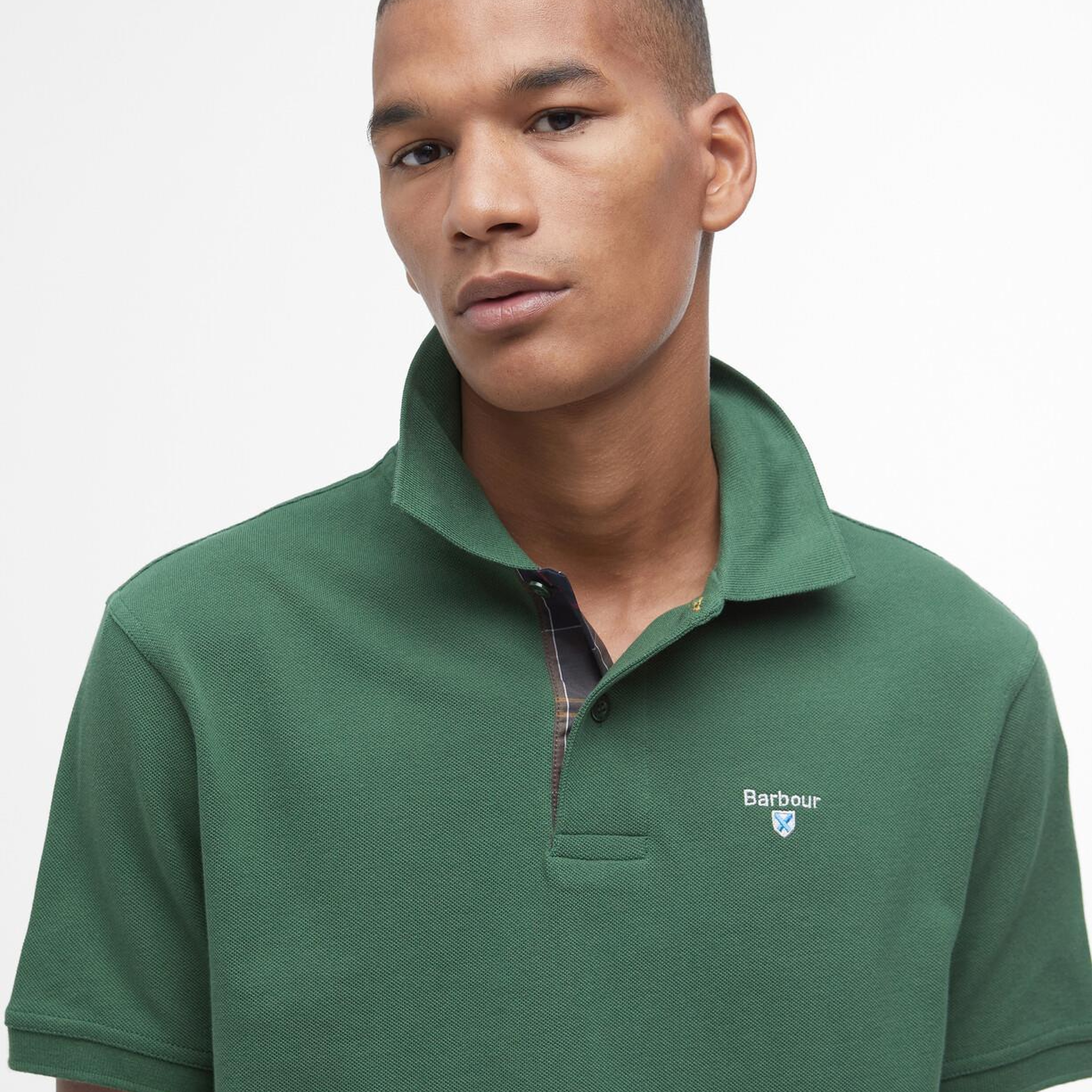 Barbour Tartan Pique Polo Yaka