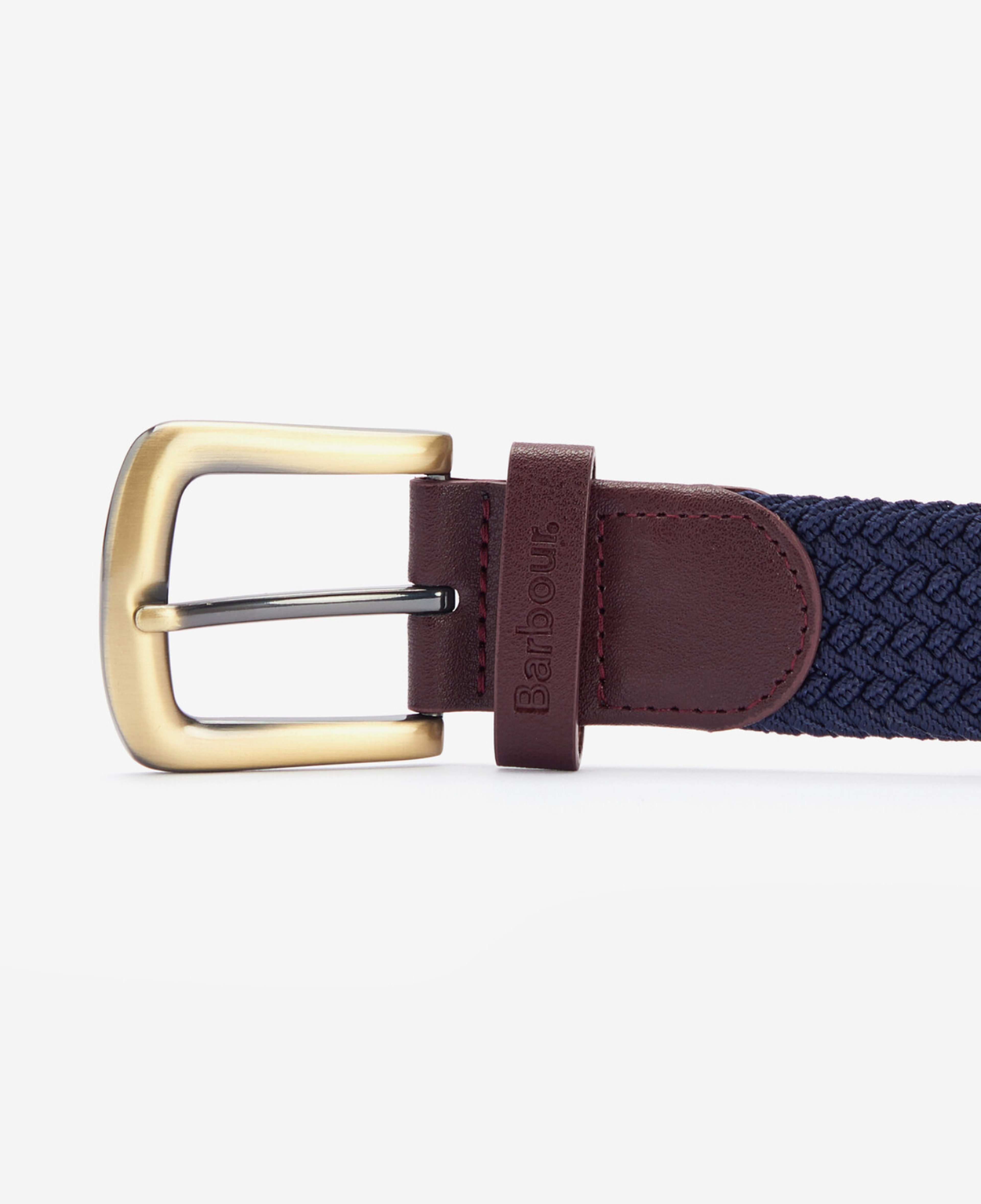 Barbour Esnek Dokuma Deri Kemer