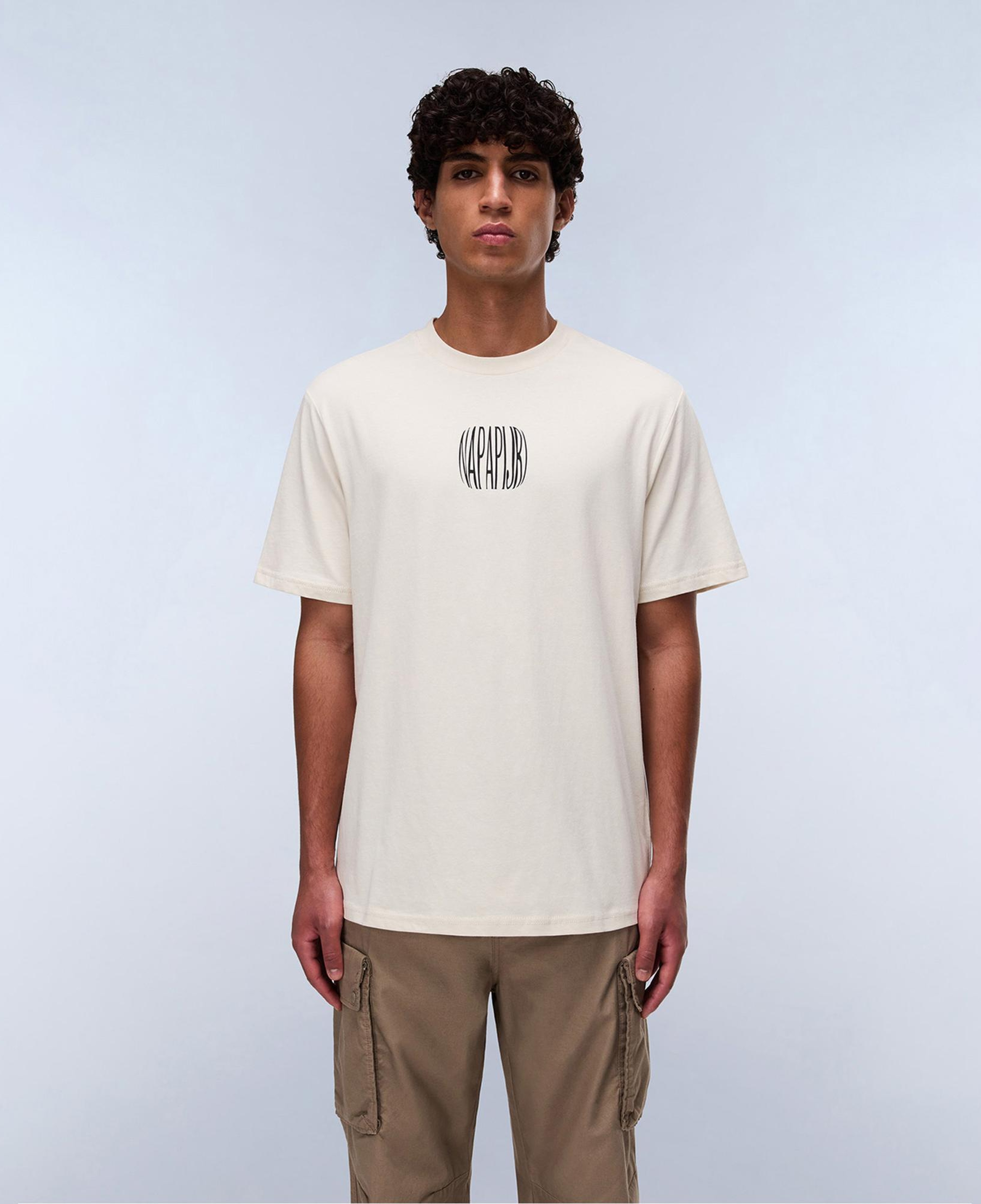 Napapijri Yukis Erkek Beyaz T-Shirt