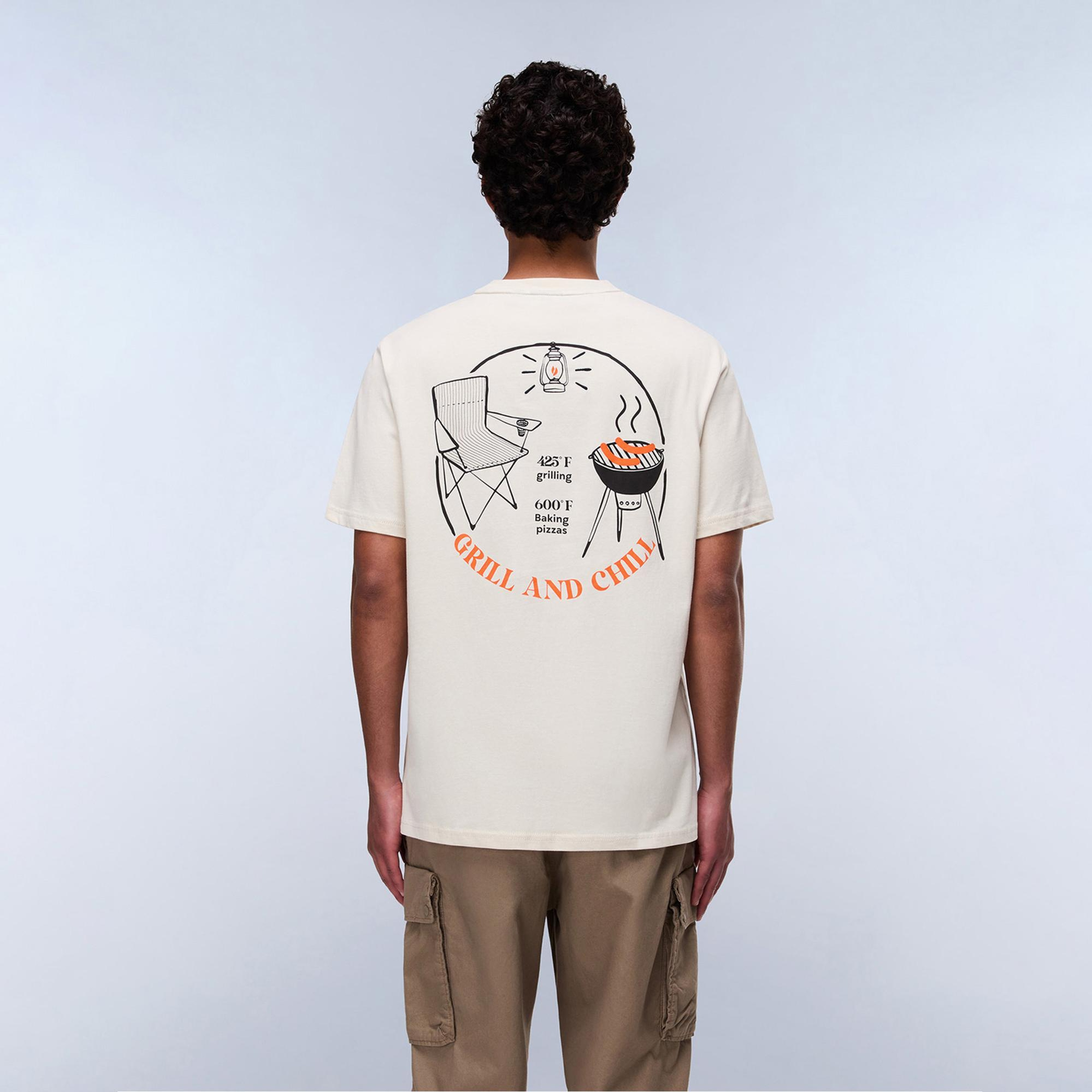 Napapijri Yukis Erkek Beyaz T-Shirt