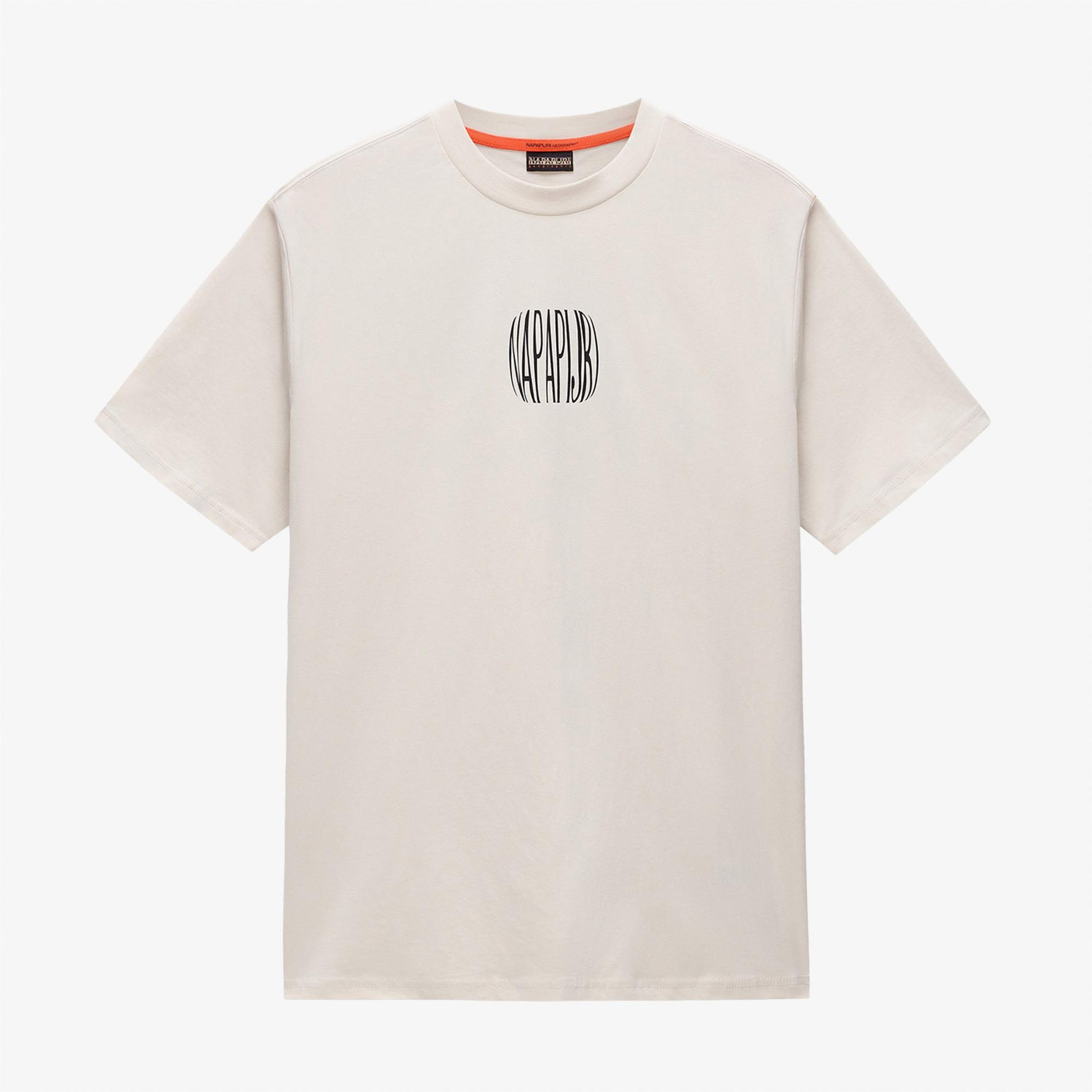 Napapijri Yukis Erkek Beyaz T-Shirt