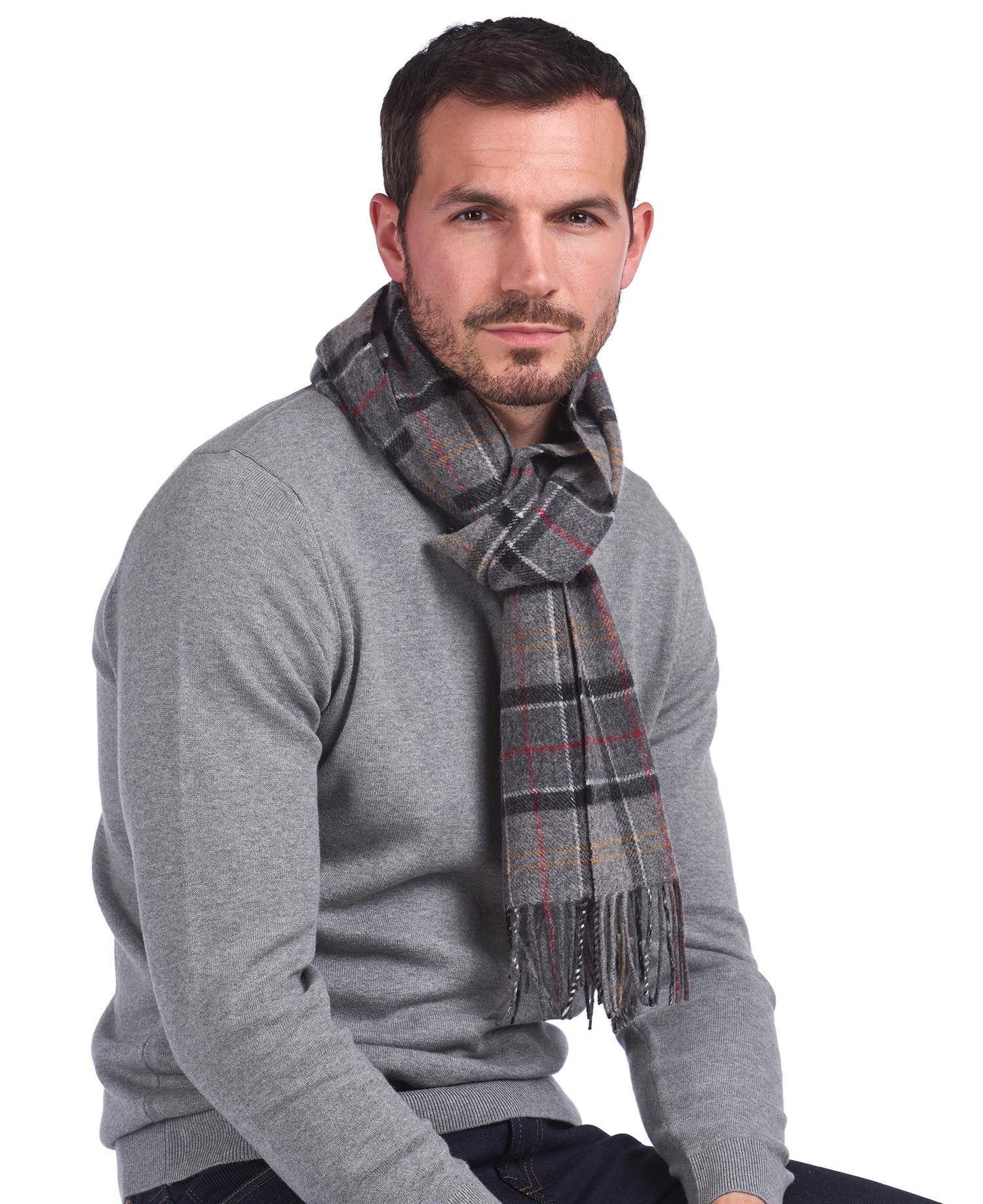 Barbour Unisex Tartan Yün Atkı (%100 Lambswool)