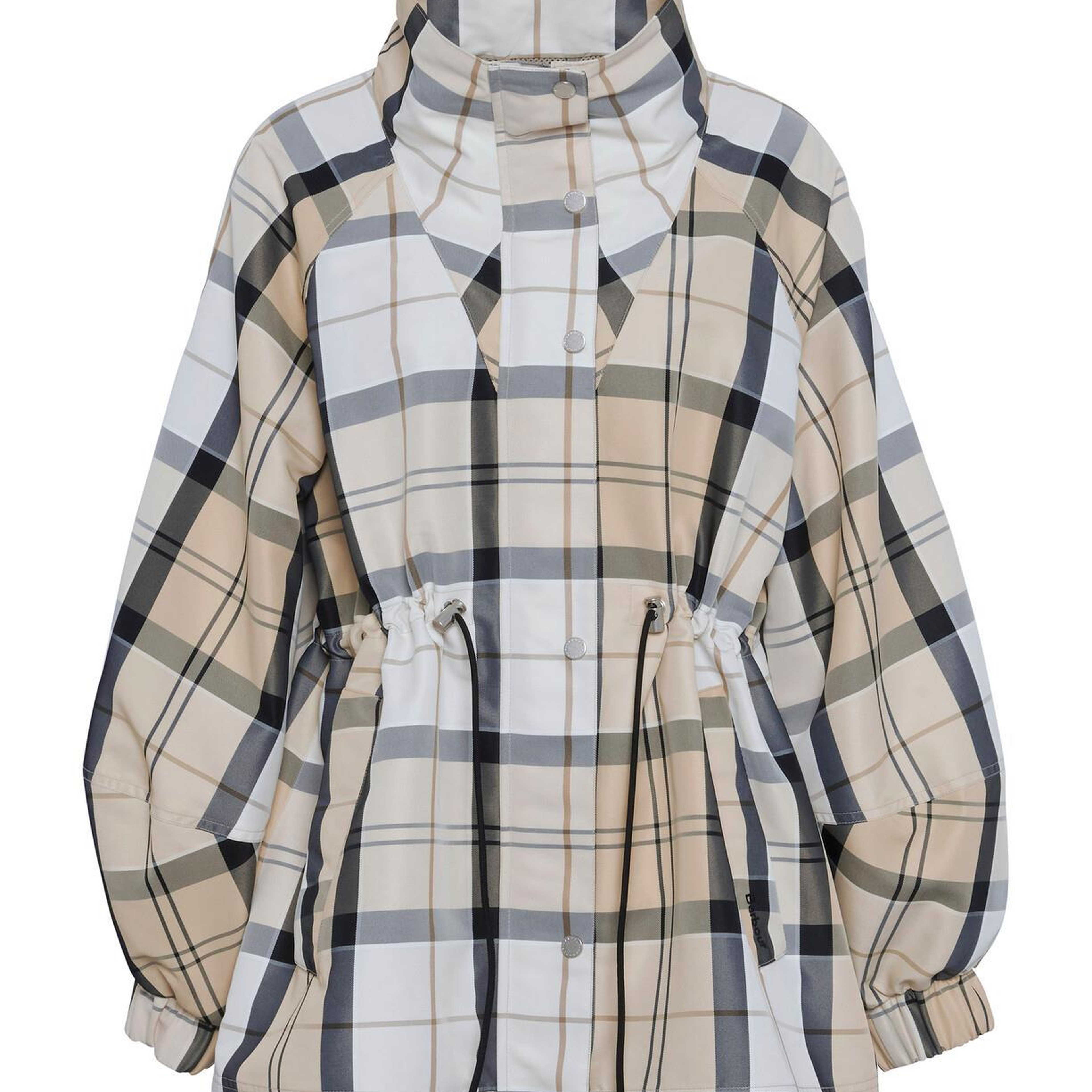 Barbour Suri Checked Showerproof Ceket