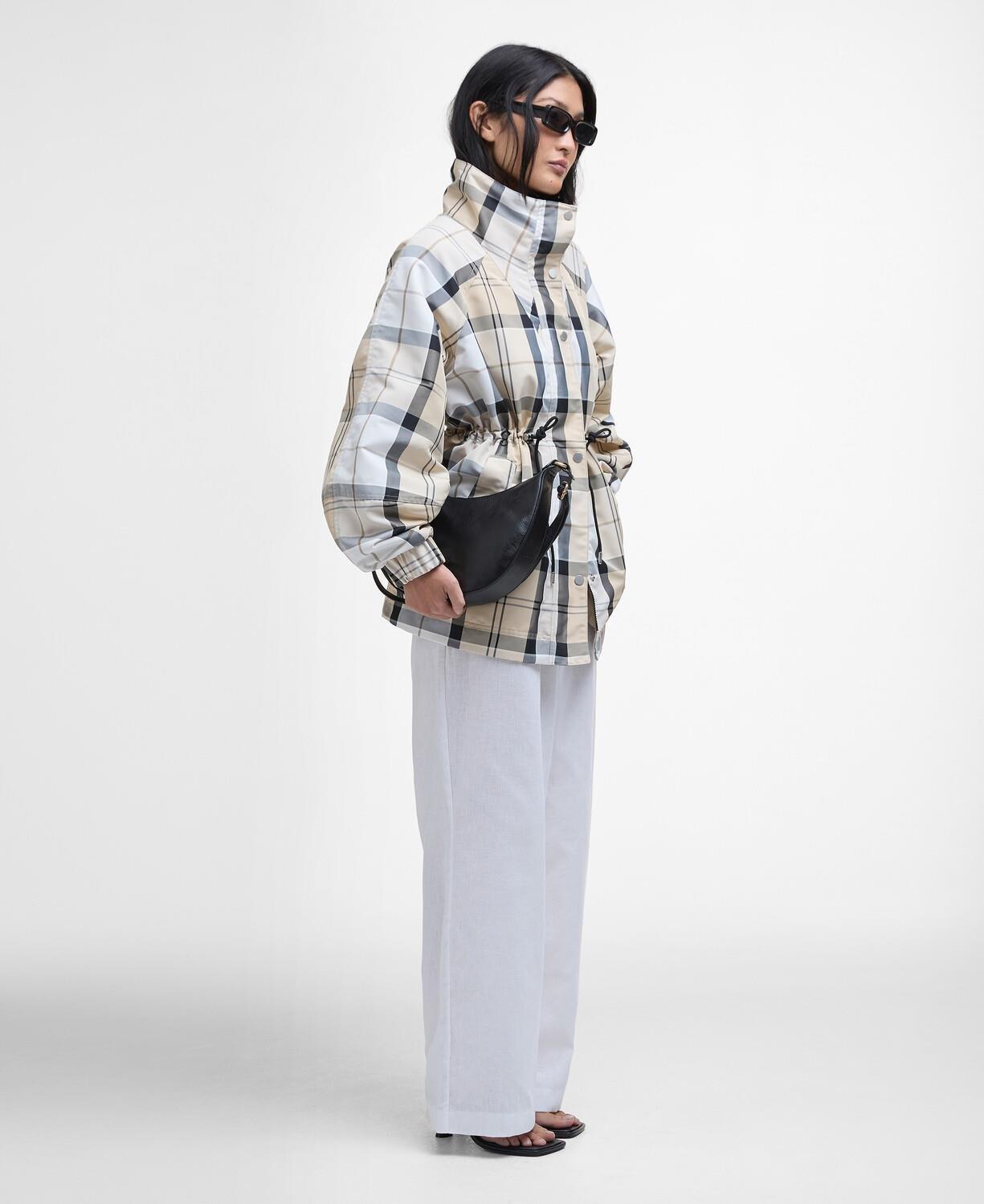 Barbour Suri Checked Showerproof Ceket