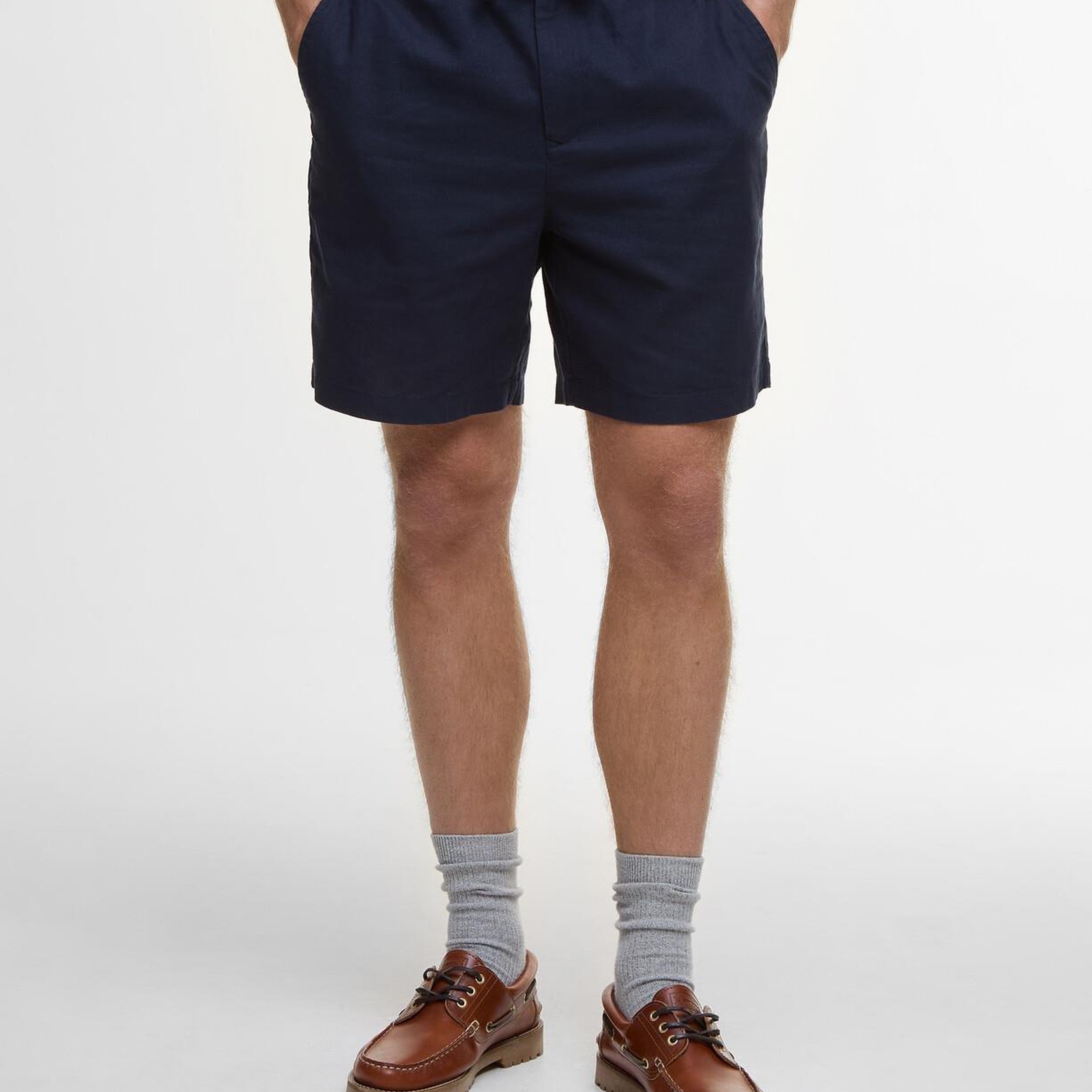 Barbour Cotton Linen Relaxed Şort