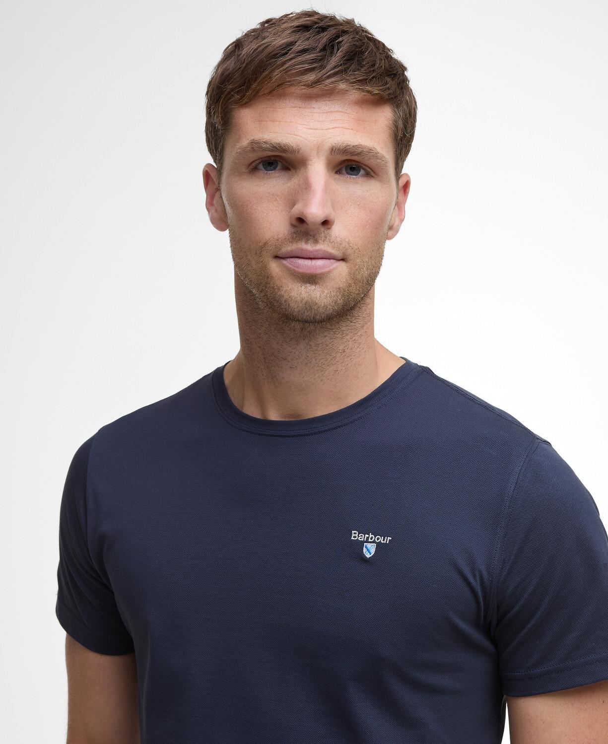 Barbour Tartan Trim Pique T-Shirt