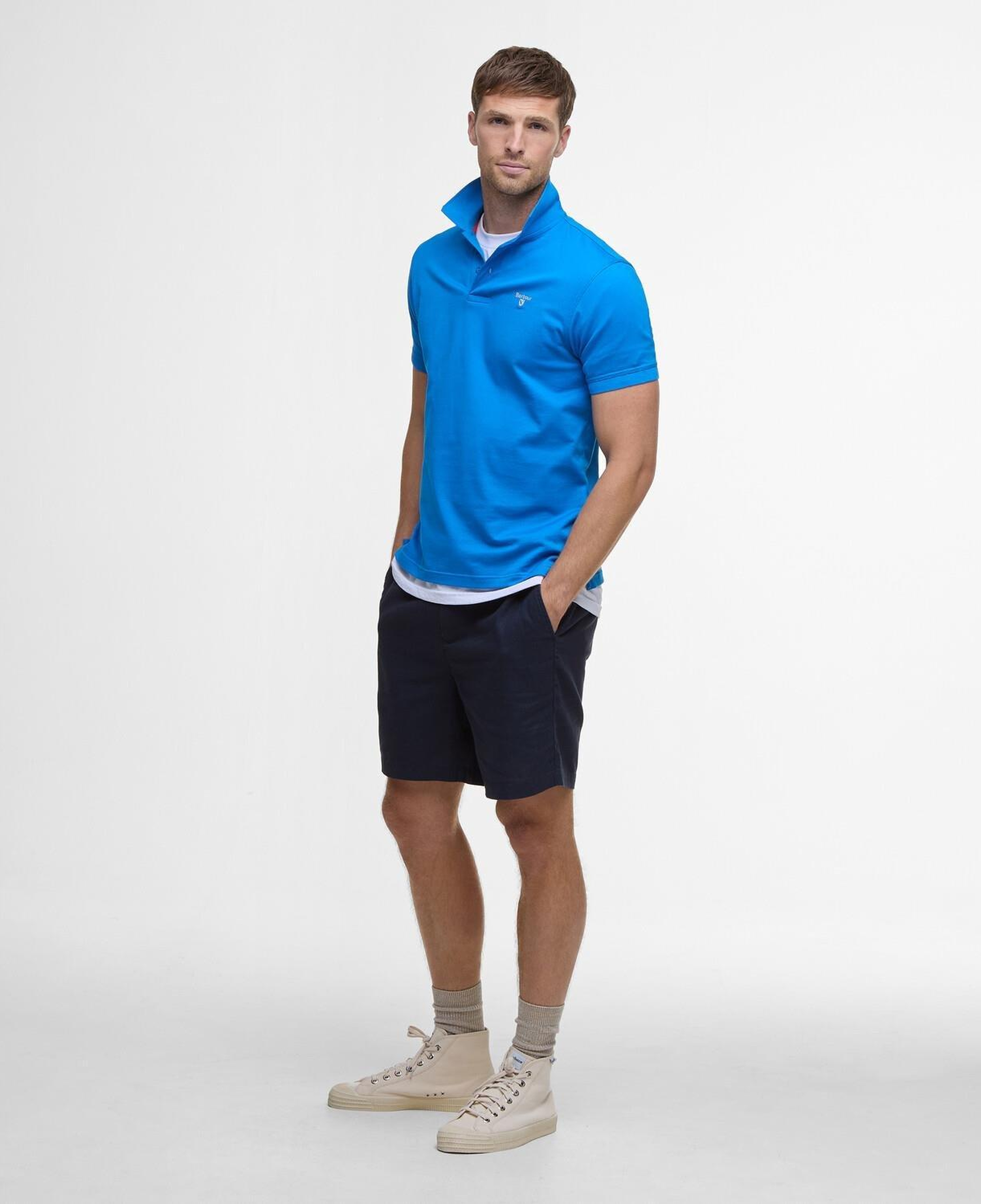 Barbour Active Tailored Fit Polo Yaka