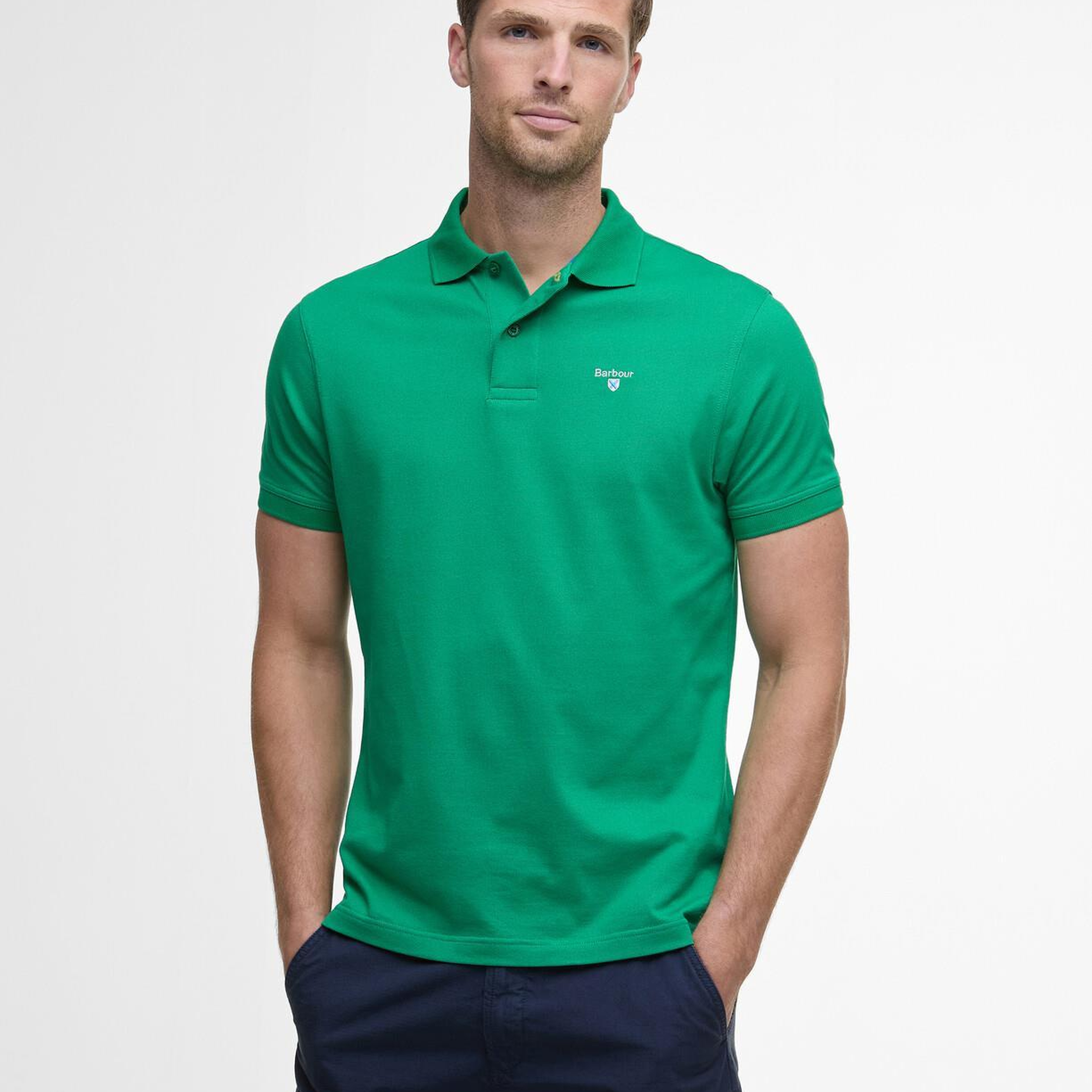 Barbour Active Tailored Fit Polo Yaka