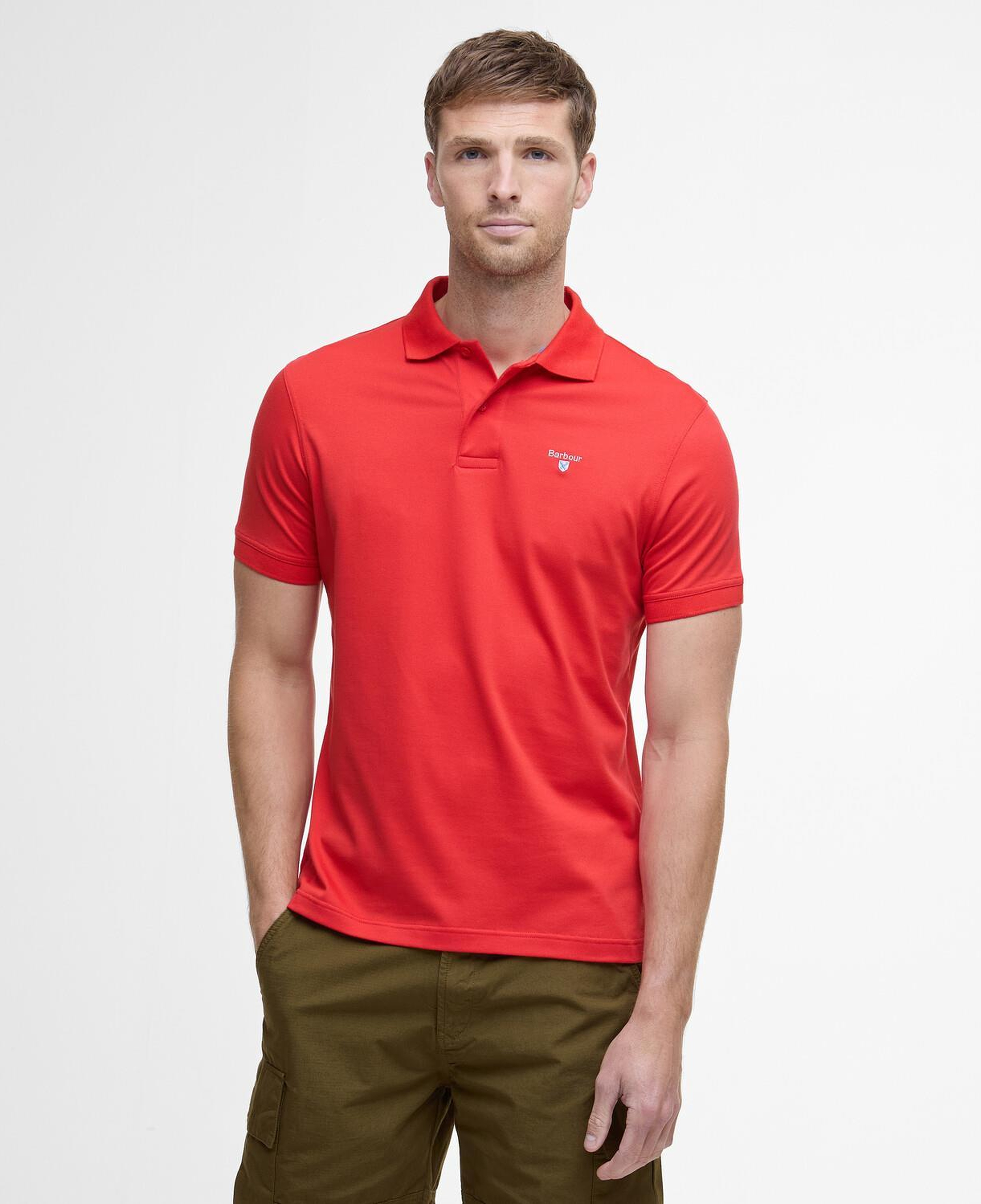 Barbour Active Tailored Fit Polo Yaka