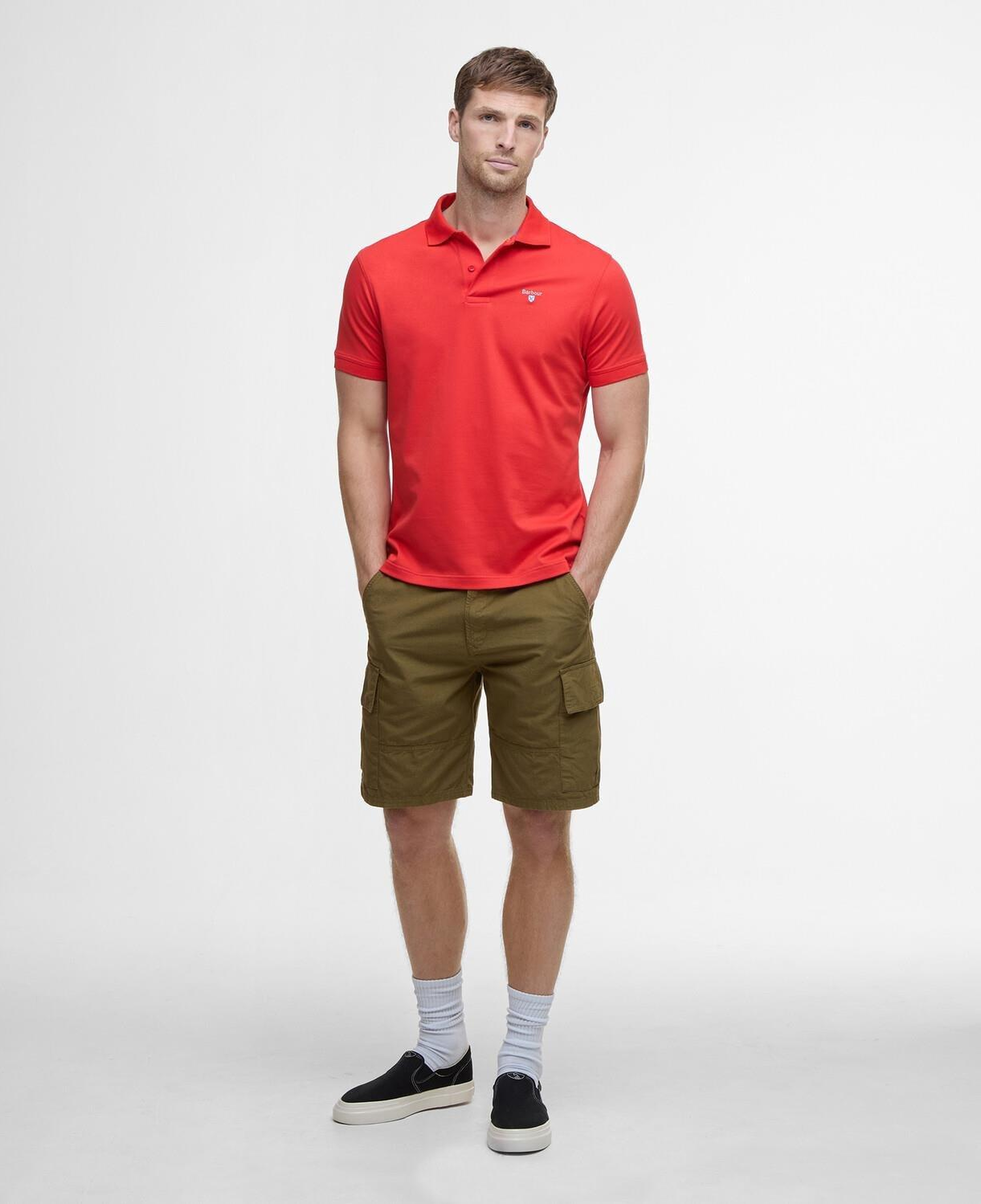 Barbour Active Tailored Fit Polo Yaka