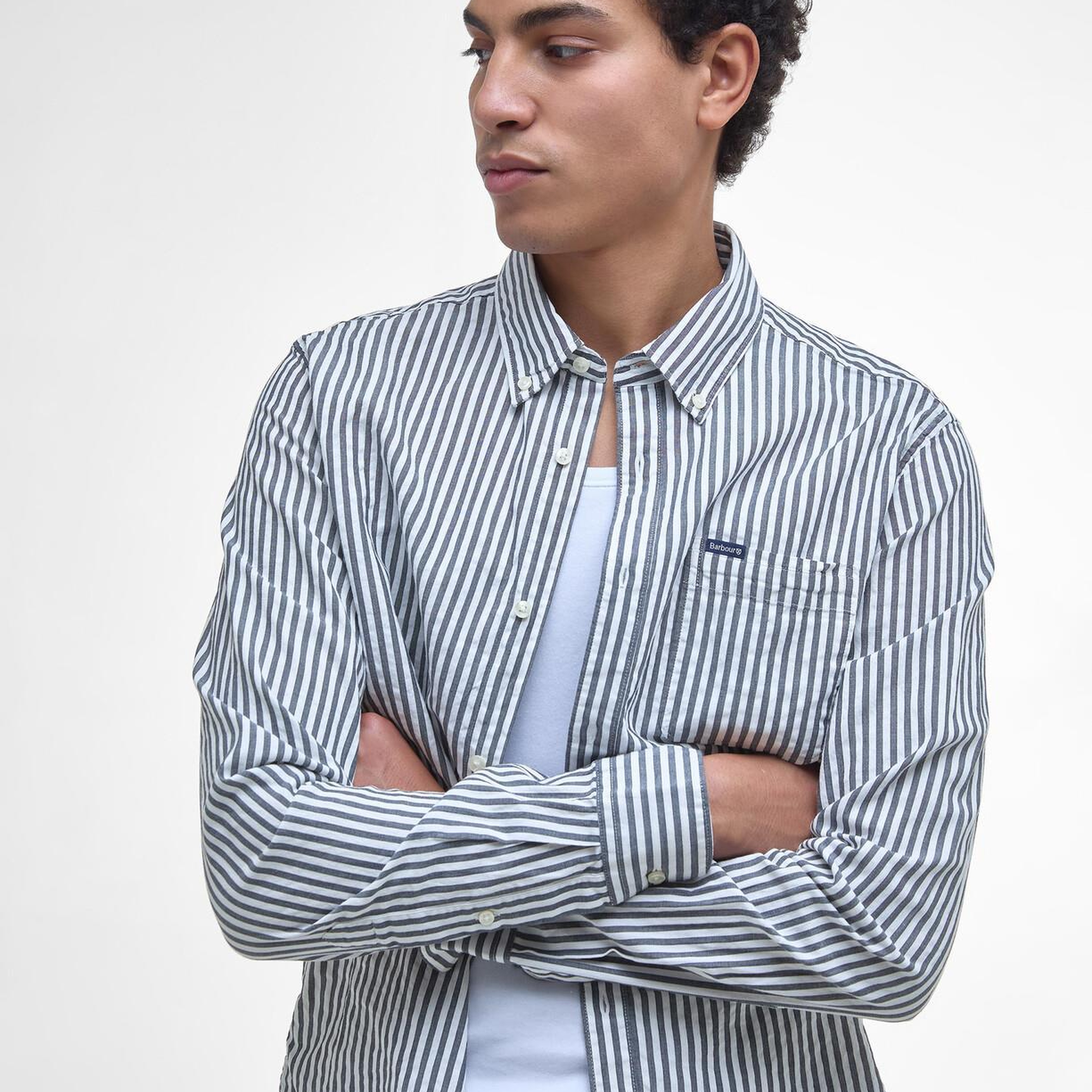 Barbour Cresswell Seersucker Tailored Fit Gömlek