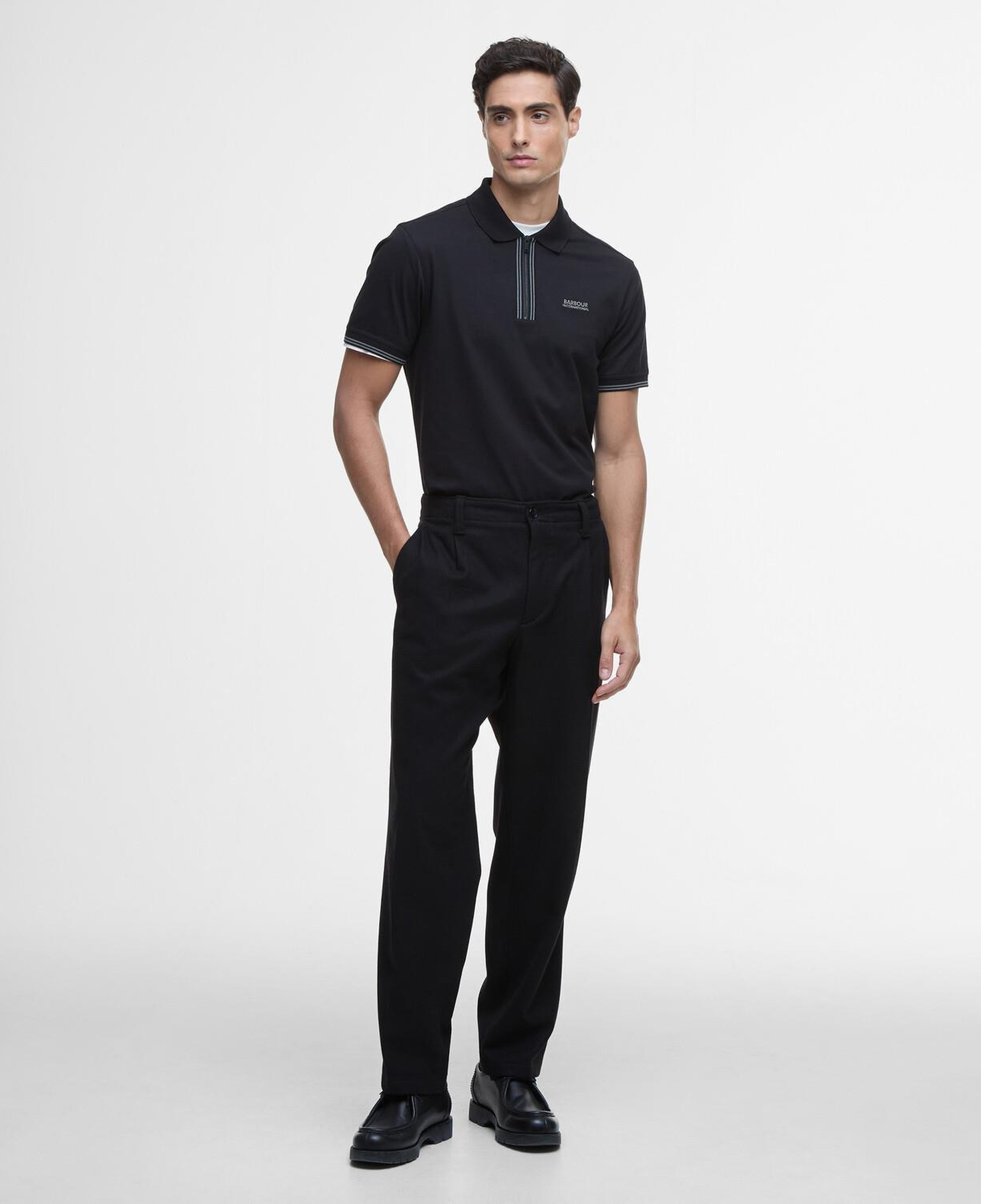 B.Intl Ollie Twin Tipped Placket Polo Yaka
