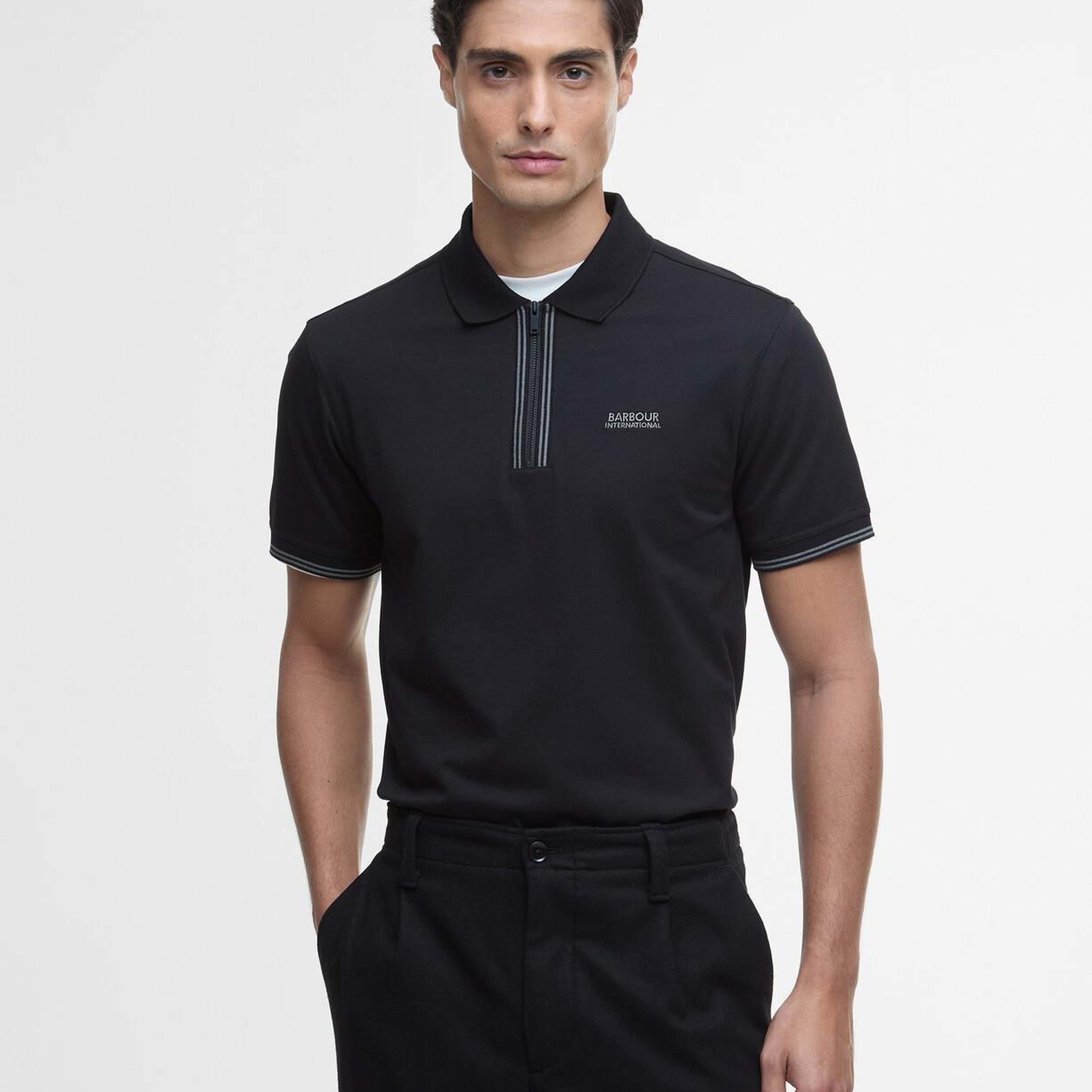 B.Intl Ollie Twin Tipped Placket Polo Yaka