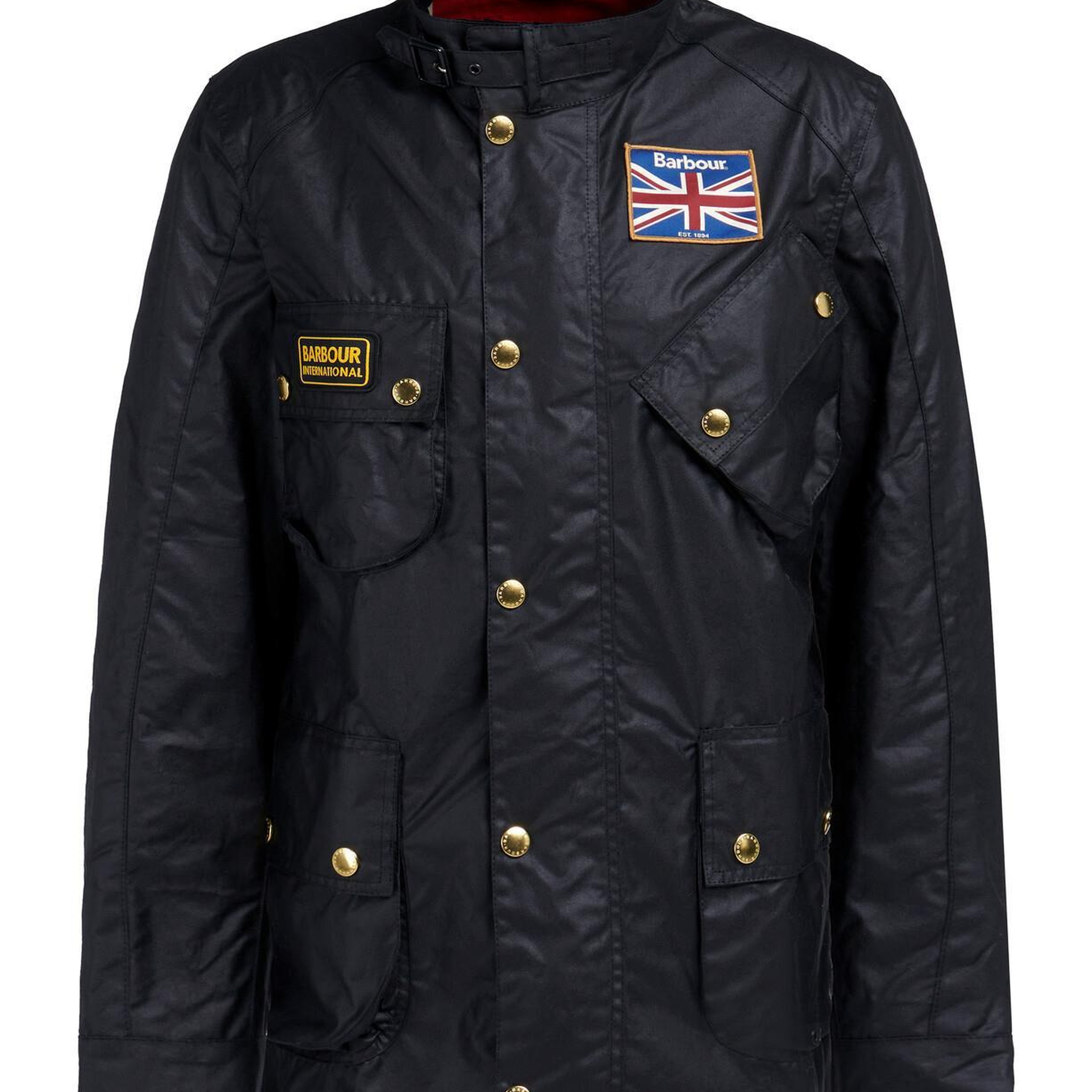 B.Intl Union Jack International Yağlı Ceket