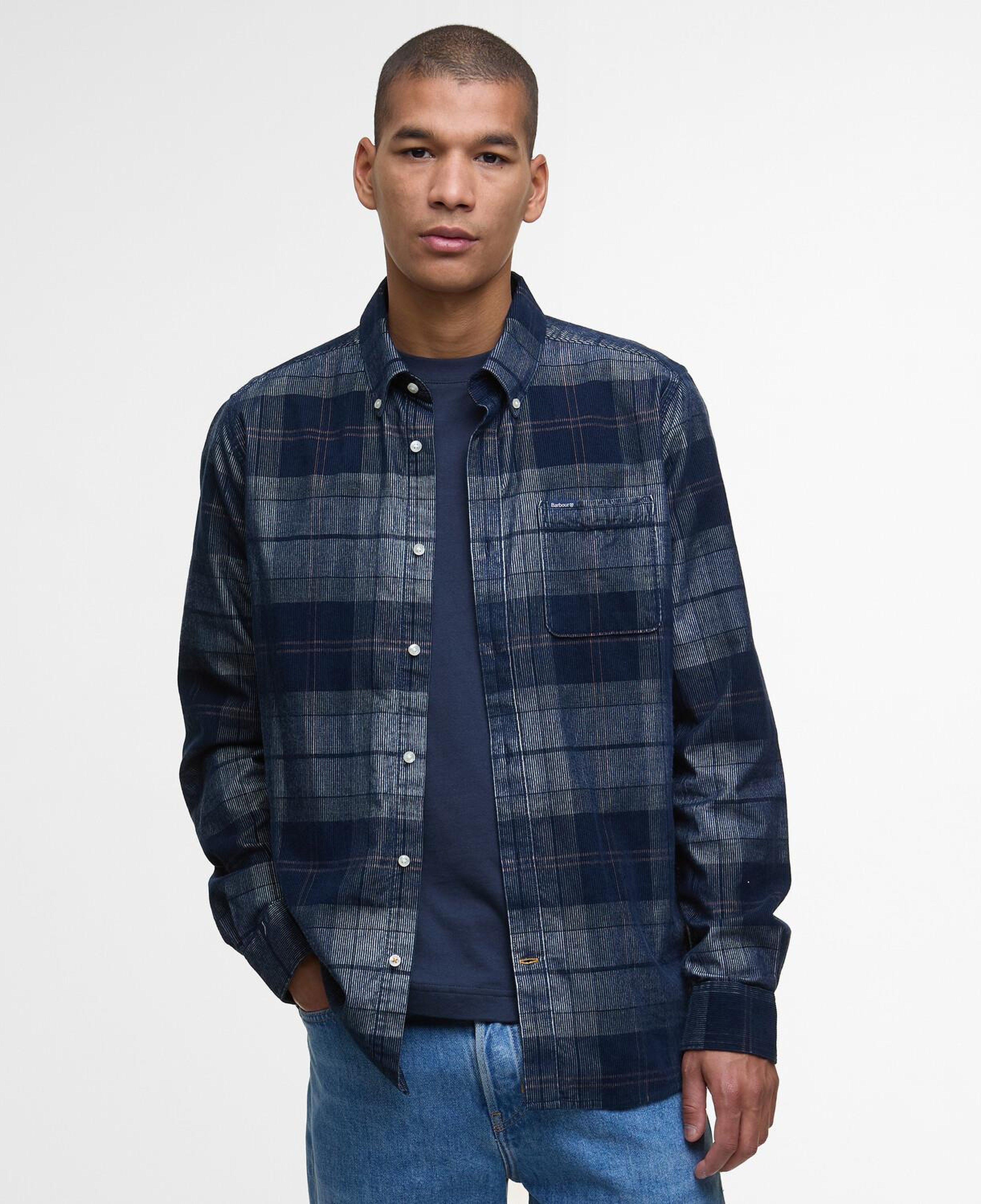 Barbour Blair Tailored Tartan Cord Gömlek