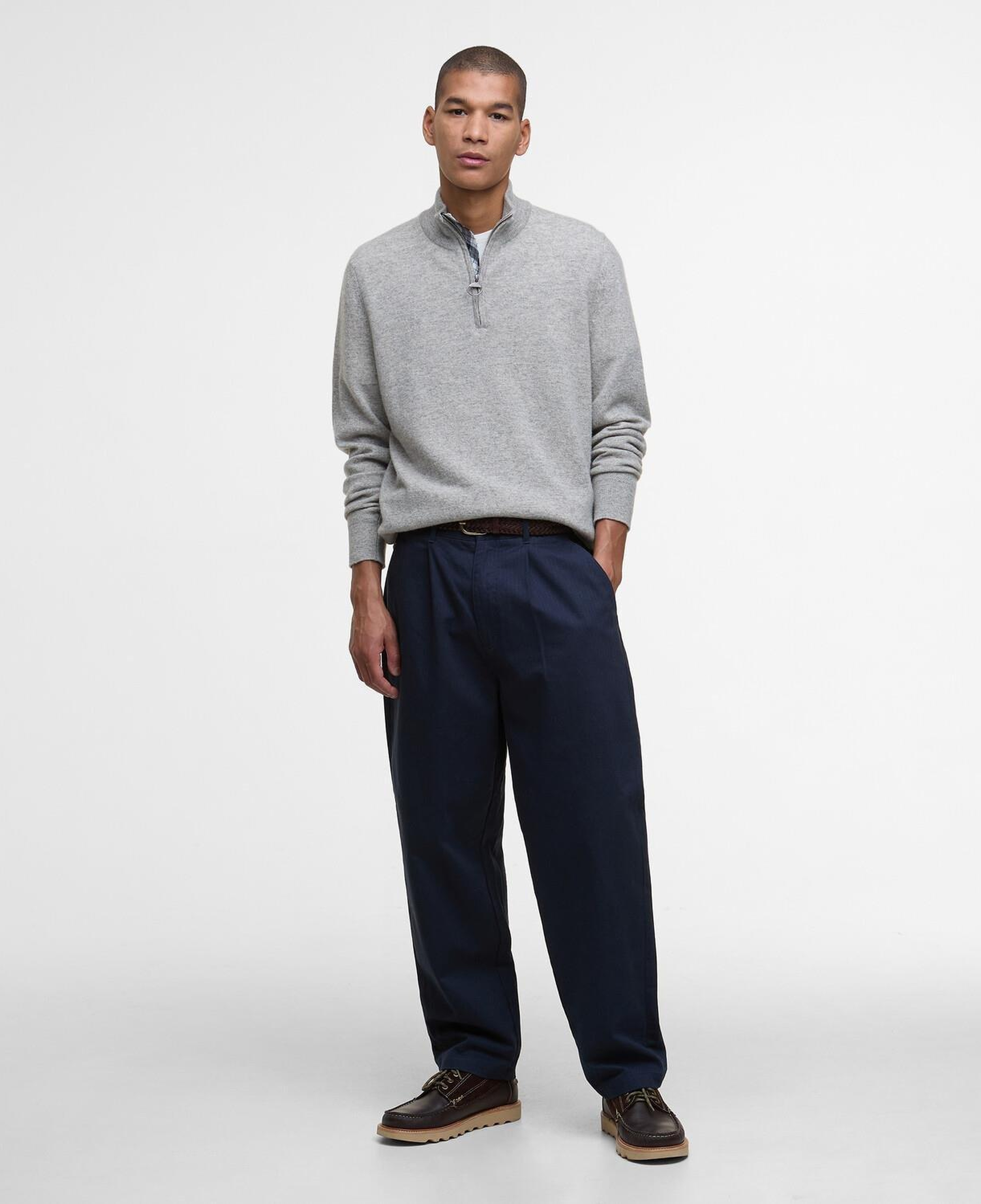 Barbour Waterbury Half Zip Kazak