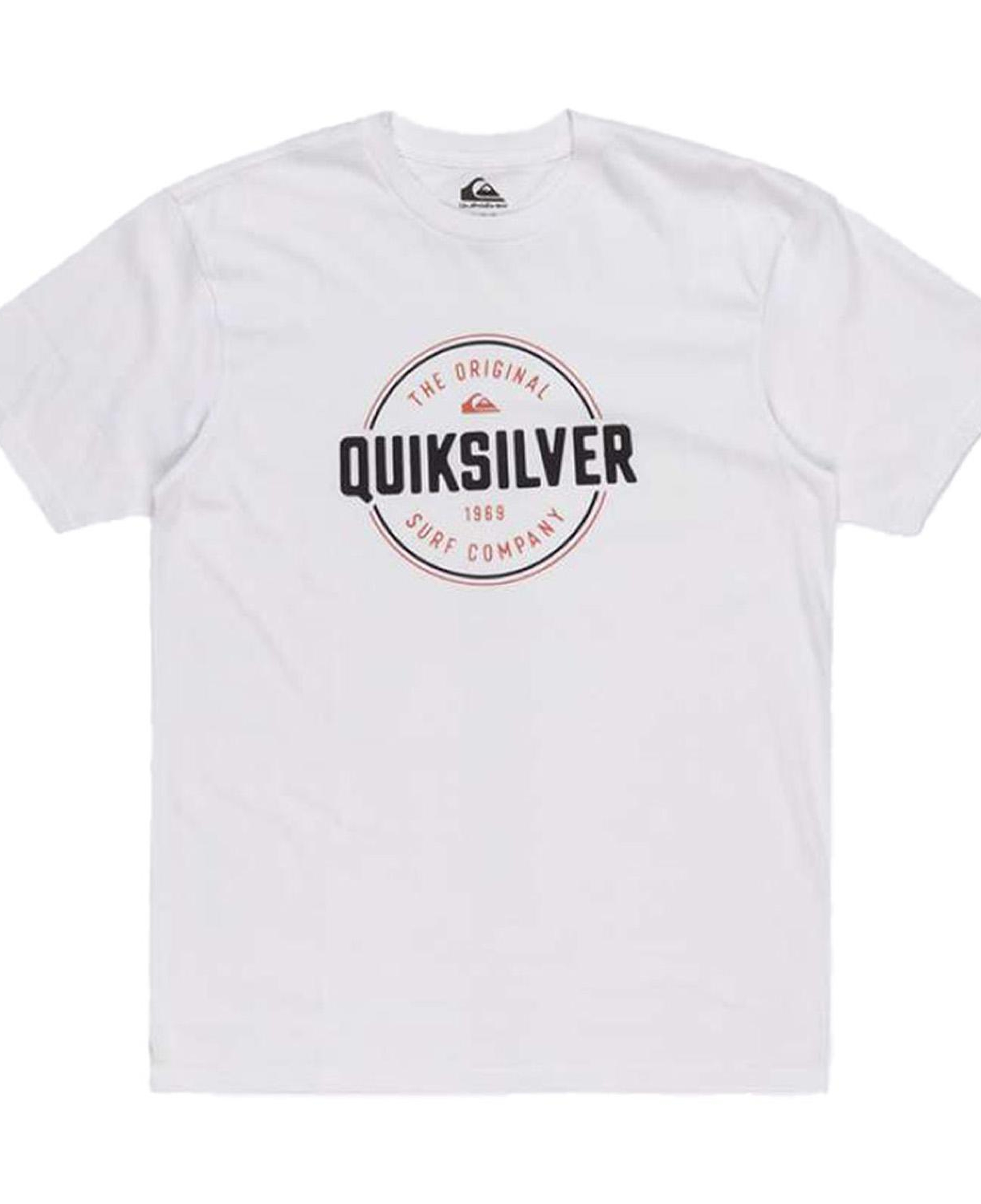 Quiksilver Circle Up Erkek Beyaz Tişört